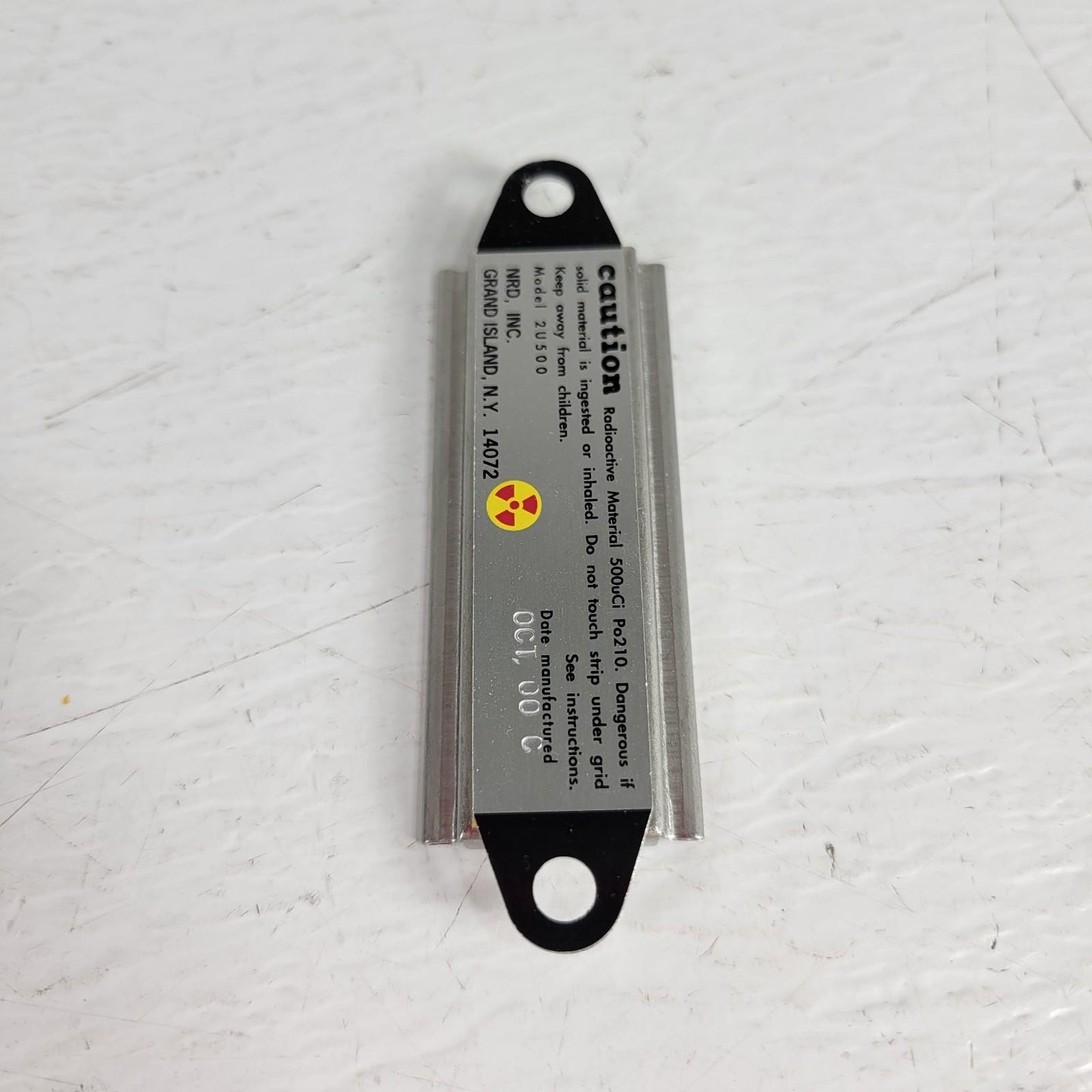 Vintage NRD 2U500 Staticmaster Static Eliminator Ionizing Cartridge Self