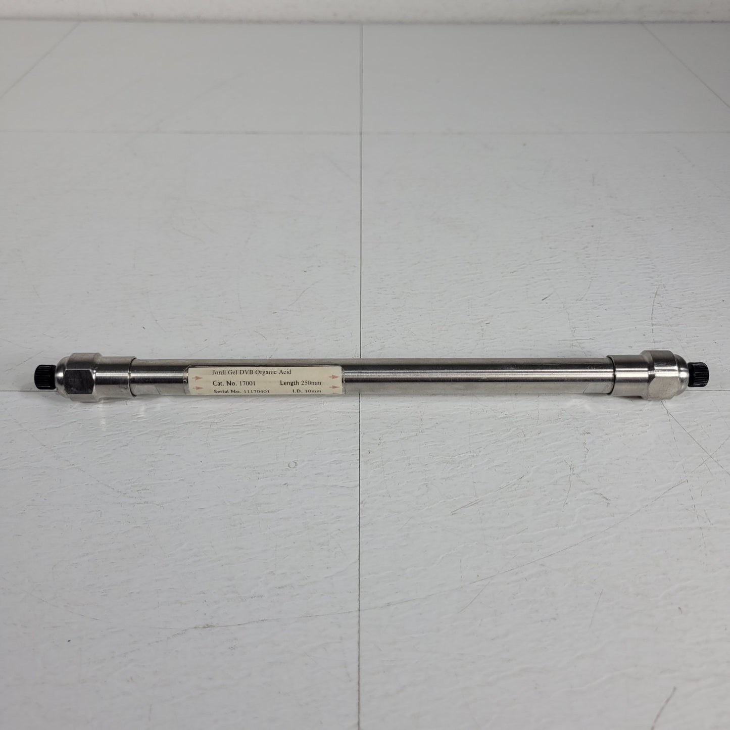 Jordi Labs 17001 Gel DVB Organic Acid 250mm x 10mm I.D. Chromatography Column