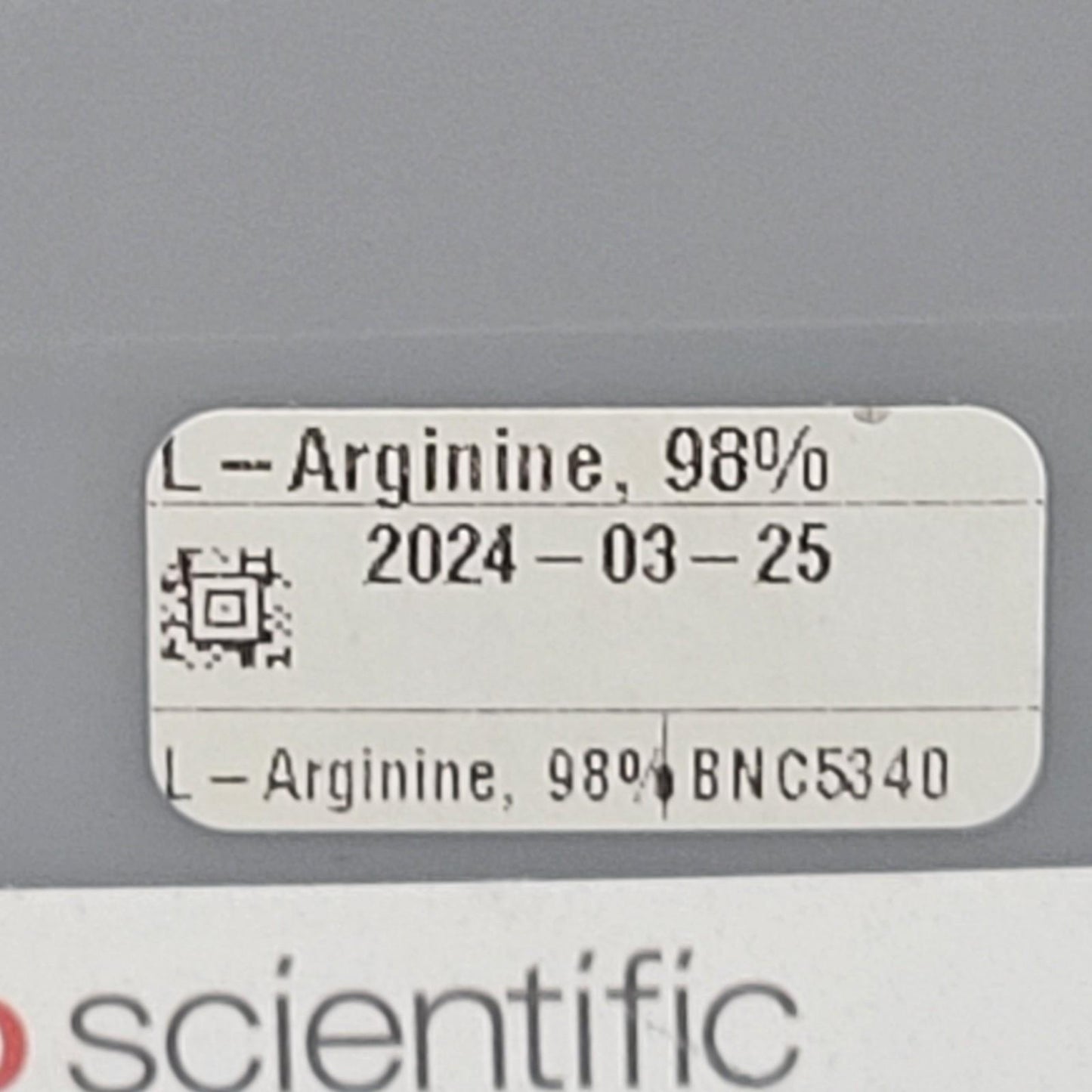 Thermo A15738.36 L-Arginine 98+% Powder C6H14N4O2 500g Alfa Aesar