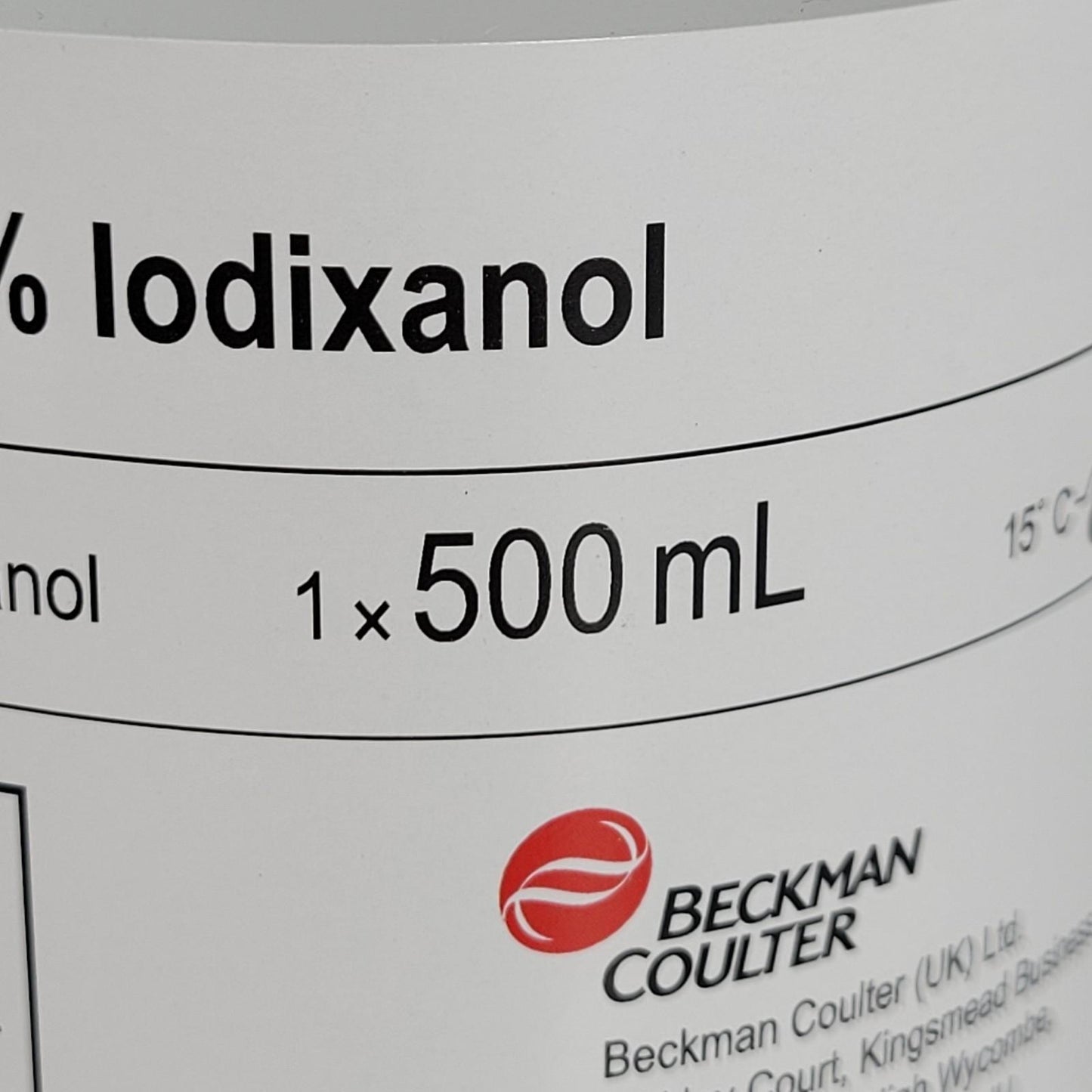 Beckman Coulter D01358 OptiMATE 80% Iodixanol Purification Step Gradients 500 mL