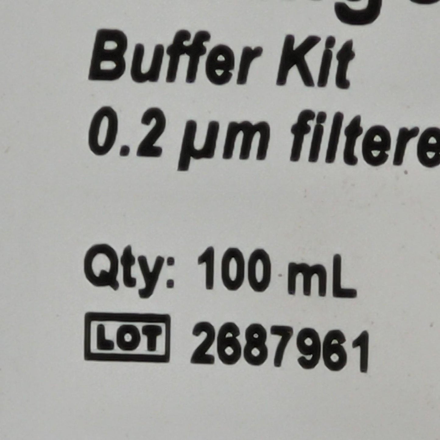 Lot of 3 Thermo Invitrogen AM9530G 1M MgCl2 Buffer Kit 0.2µm Filtered 100mL Each