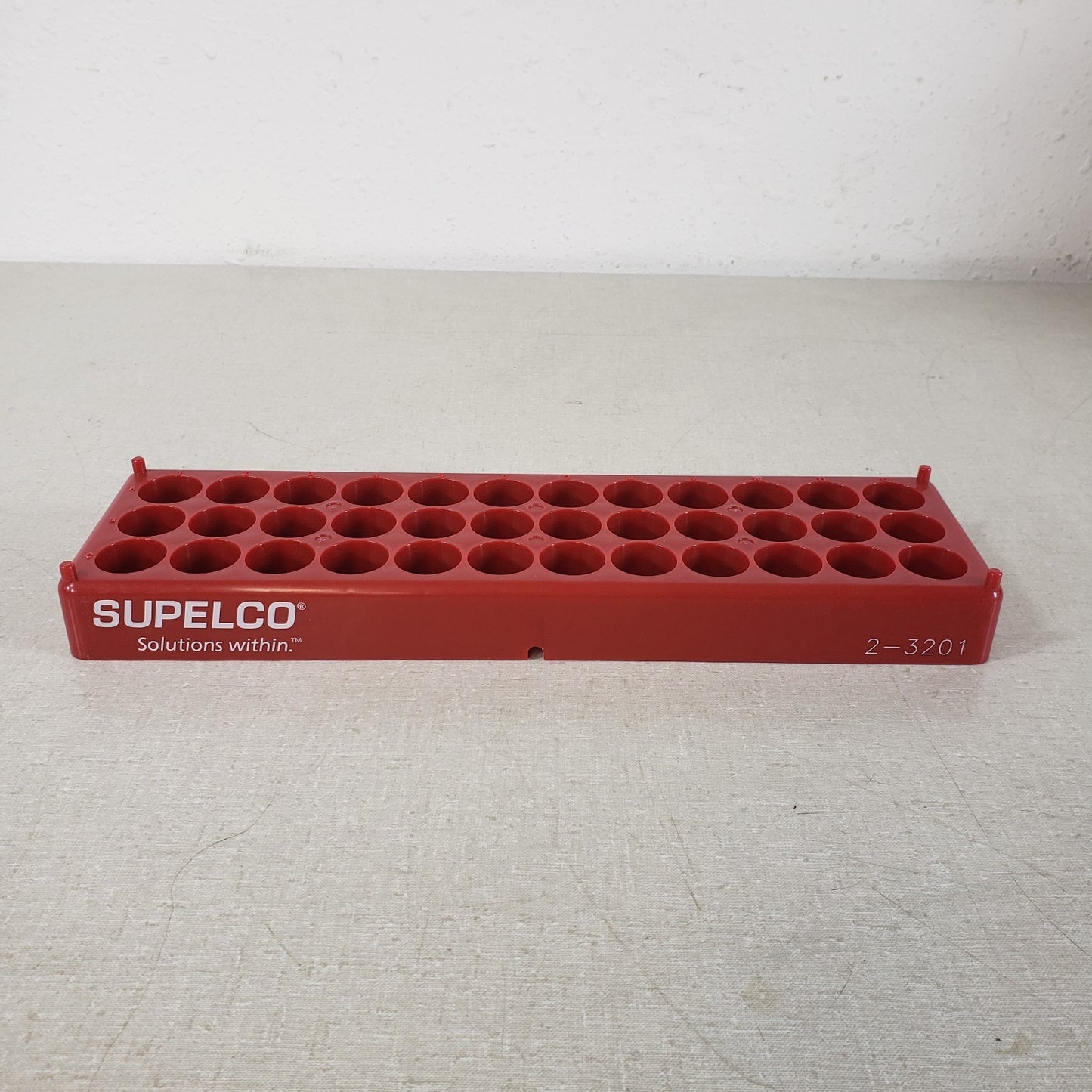 Supelco 2-3201 Space Saver Storage Racks 36 Position Vial Tray 21-23mm Diameter