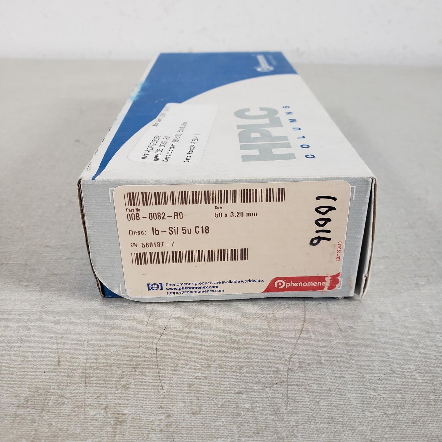 Phenomenex 00B-0082-R0 IB-SIL, 50mm x 3.2mm 5 Micron C18 HPLC Column Chromat