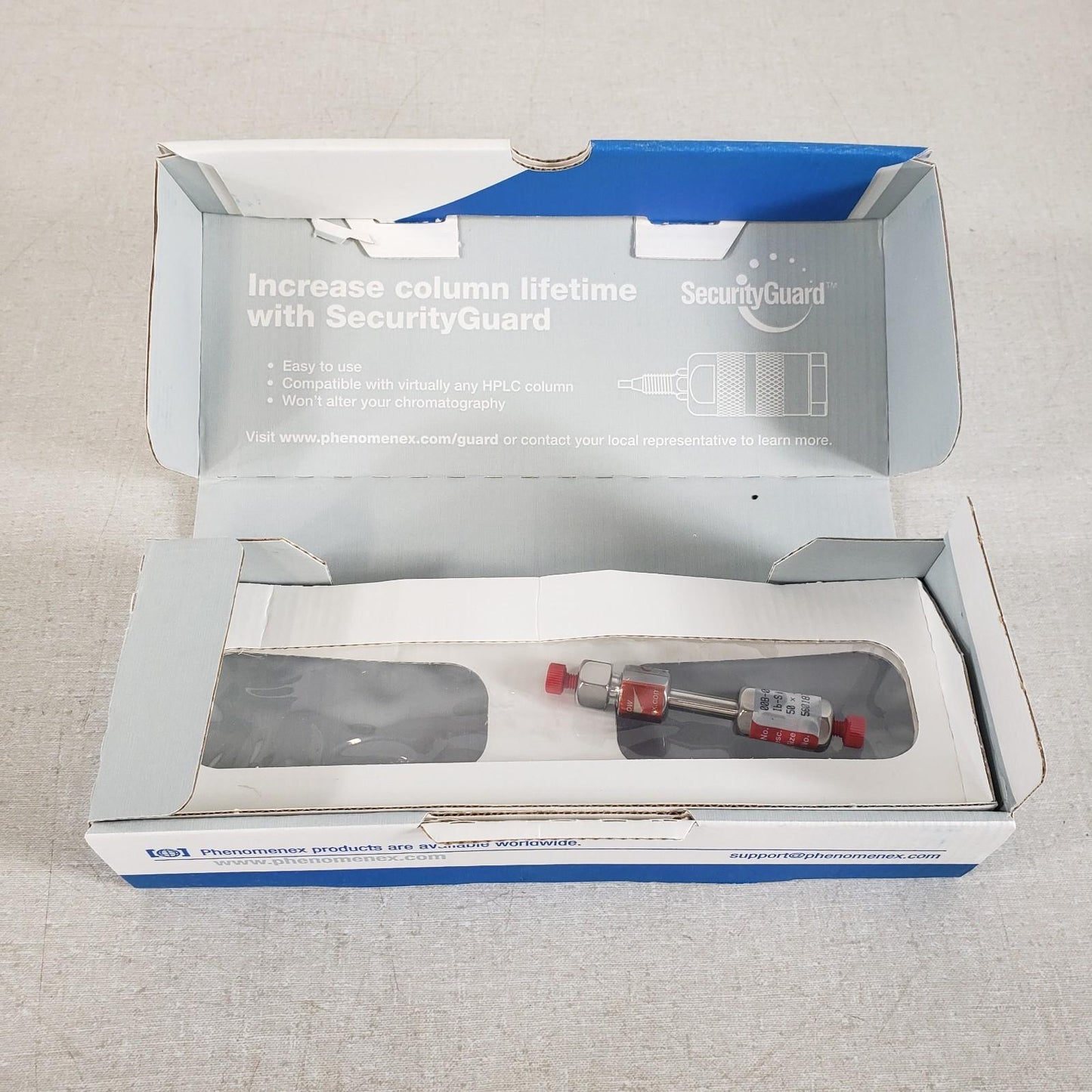 Phenomenex 00B-0082-R0 IB-SIL, 50mm x 3.2mm 5 Micron C18 HPLC Column Chromat