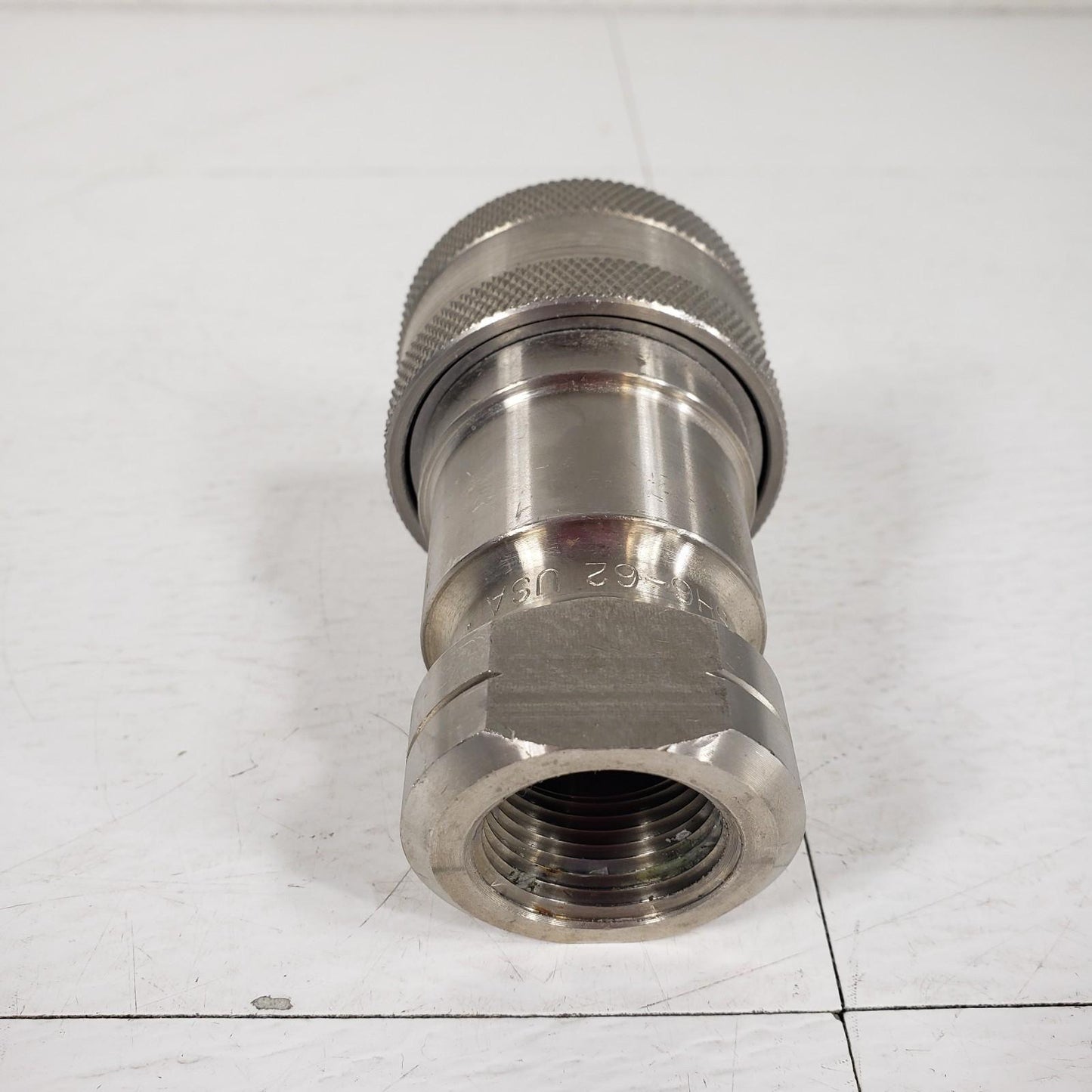 Parker SH6-62 Hydraulic Quick Connect Hose 3/4" Coupling Stainless Steel Female