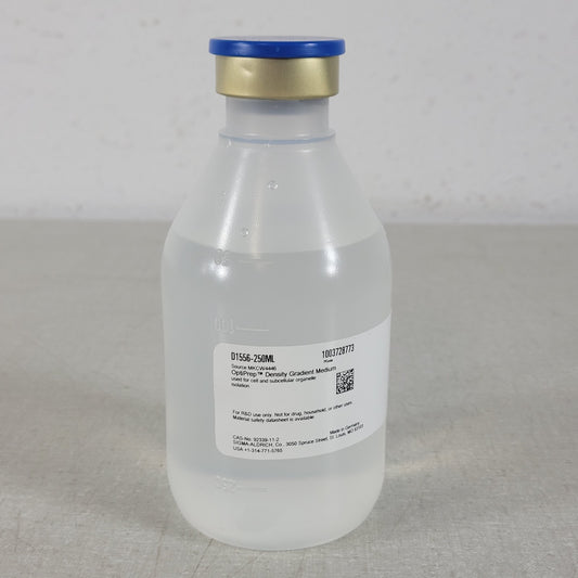 Sigma-Aldrich Millipore D1556-250mL OptiPrep Density Gradient Medium Iodixanol