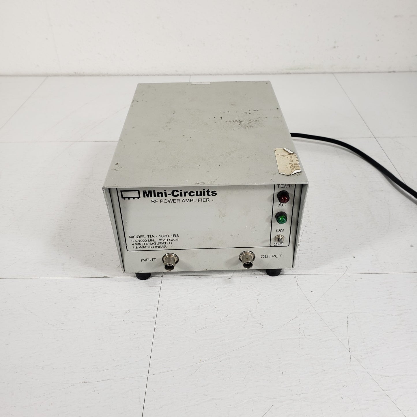 Mini-Circuits TIA-1000-1R8 RF Power Amplifier 0.5-1000MHz 35dB 4 Watts Saturated