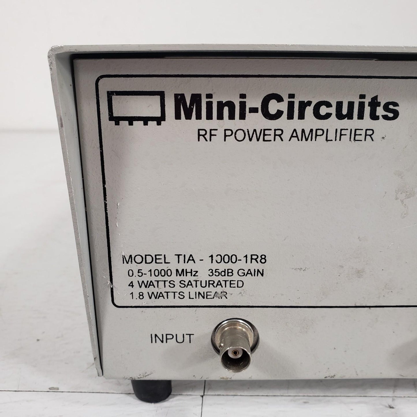 Mini-Circuits TIA-1000-1R8 RF Power Amplifier 0.5-1000MHz 35dB 4 Watts Saturated