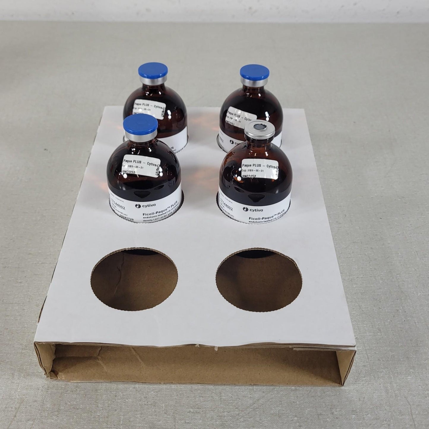 Lot of 4 Cytiva 17144002 Ficoll-Paque PLUS Density Gradient Media ~100mL Each