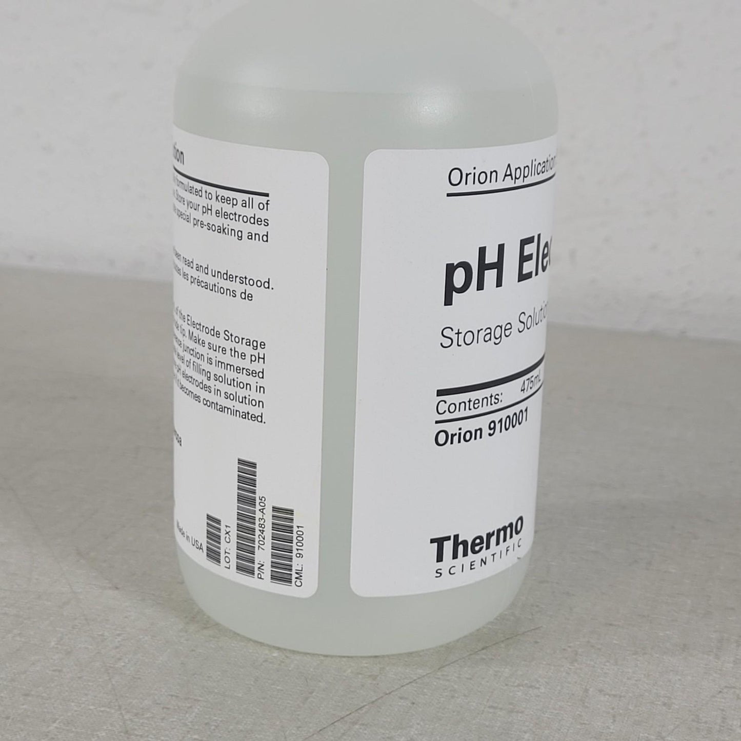 Thermo Orion 910001 pH Electrode Storage Solution 475mL 1 Pint