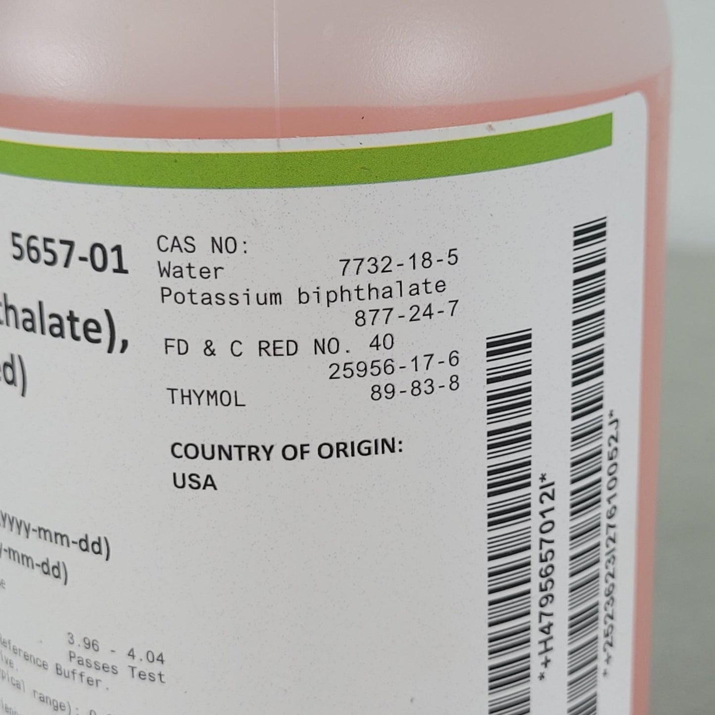 J.T. Baker 5657-01 5608-01 5655-01 Buffer Solution Kit pH 4 pH 7 pH 10