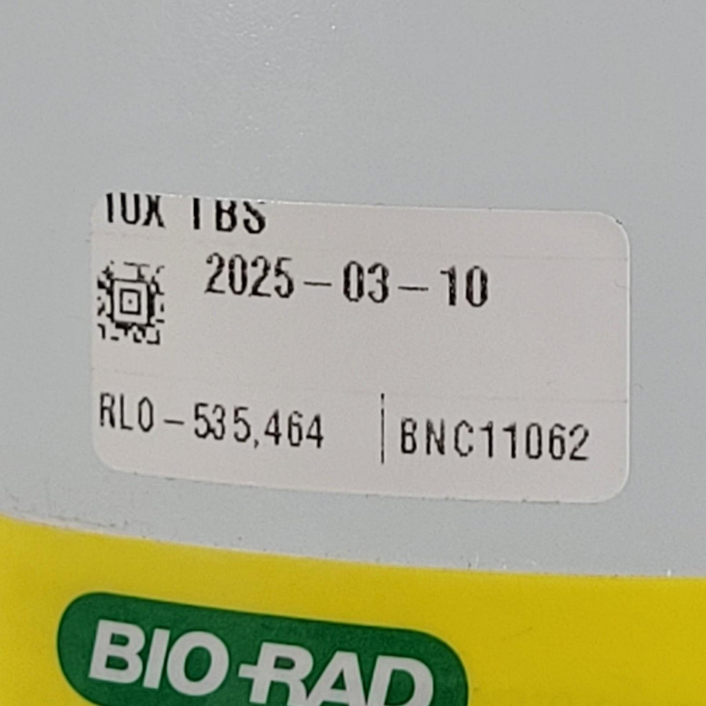 Bio-Rad 1706435 10X TBS Tris Buffered Saline 1 Liter