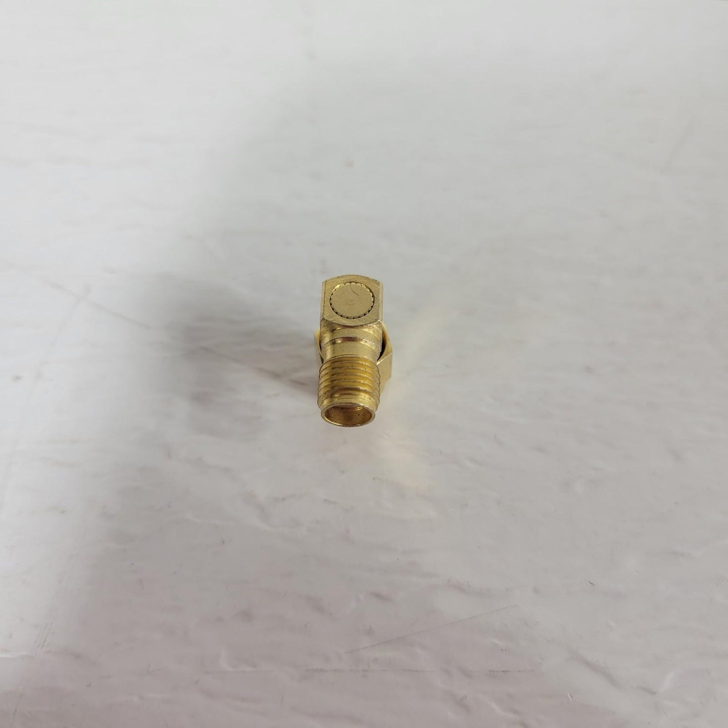 Right Angle 90deg Elbow SMA Connector Male to Female Gold RF Coaxial DC Signals