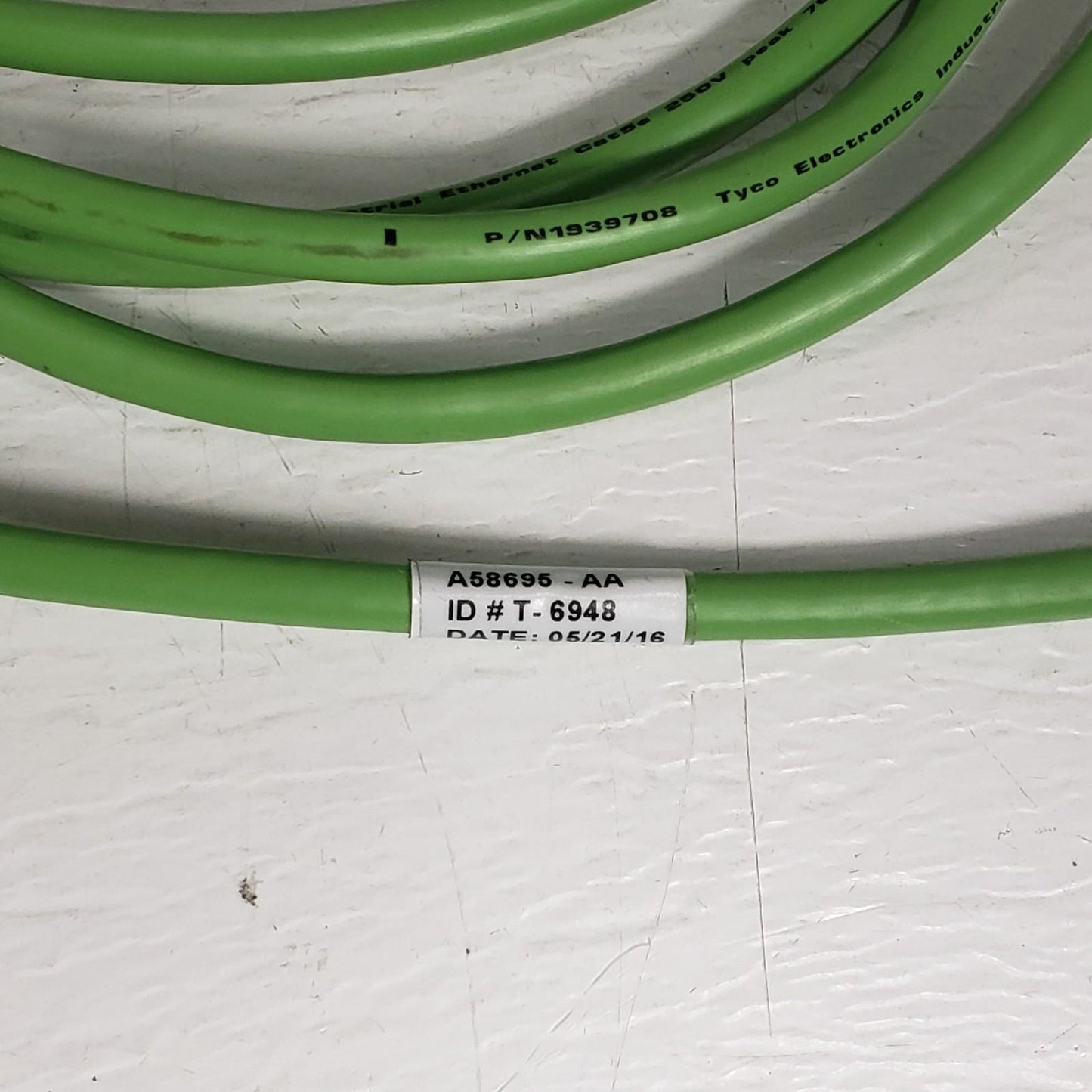 Thread-On Ethernet Cord A58695 - AA ID: T-6948 10 Foot 30 Volt Shielded