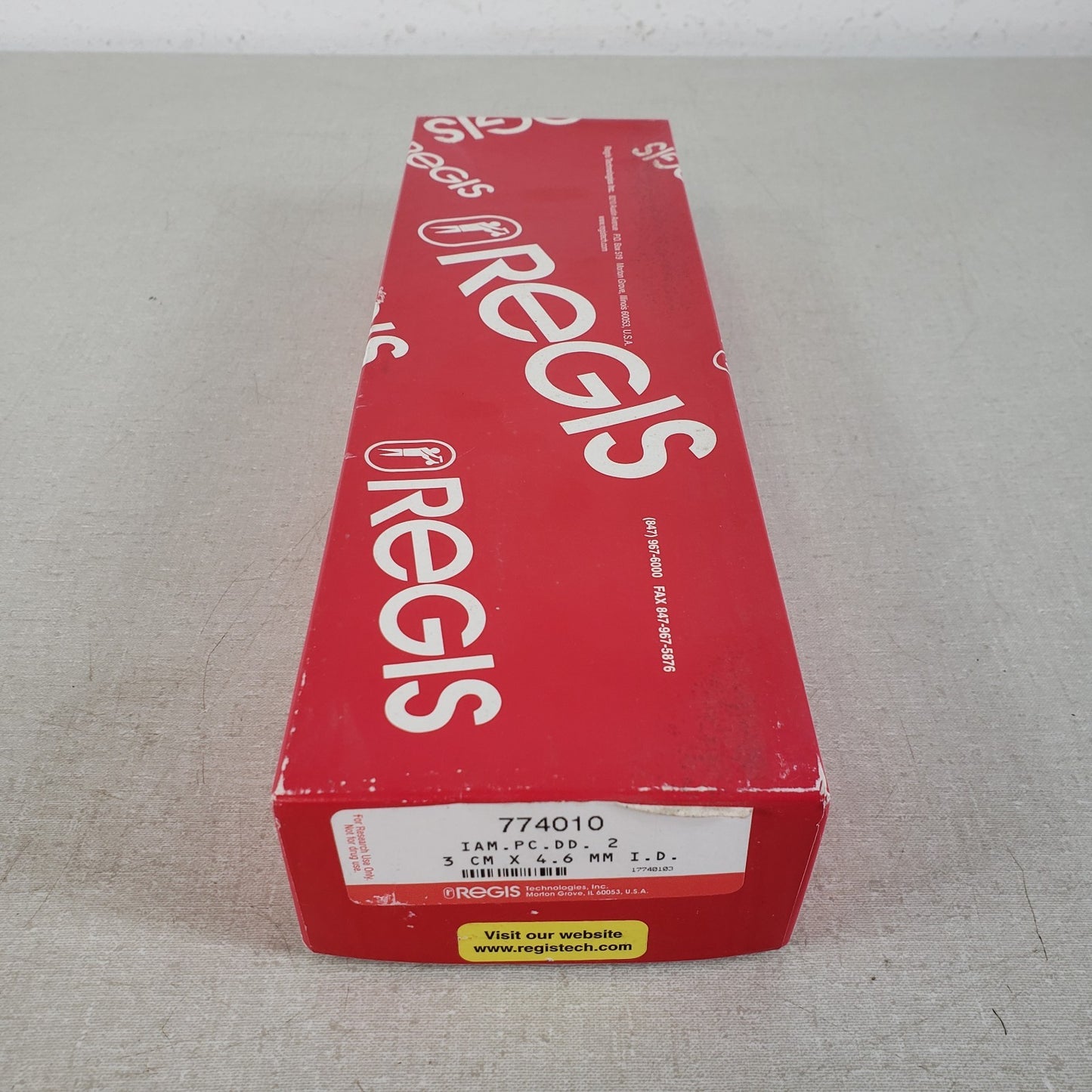 Regis 774010 Rexchrom IAM.PC.DD.2 3 cm x 4.6 mm I.D. 12 Micron 300 ANG. Column