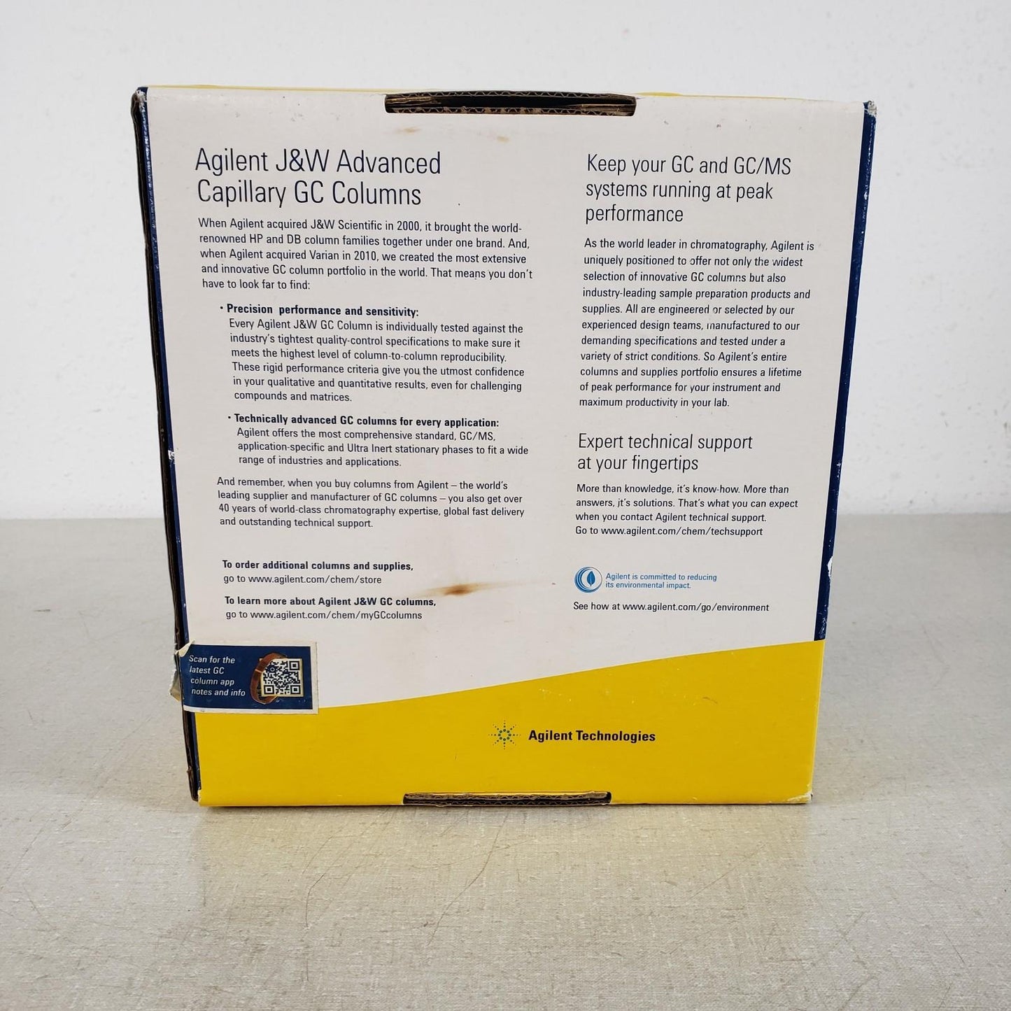 Agilent Technologies 122-2033 DB-200 30mx.25mm 0.5 Micron 30 to 300/320C Column