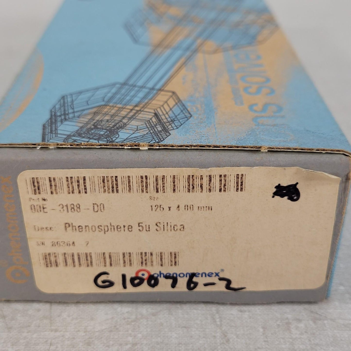 Phenomenex 00E-3188-D0 Phenosphere 5u Silica 125 x 4.00 mm  HPLC Column