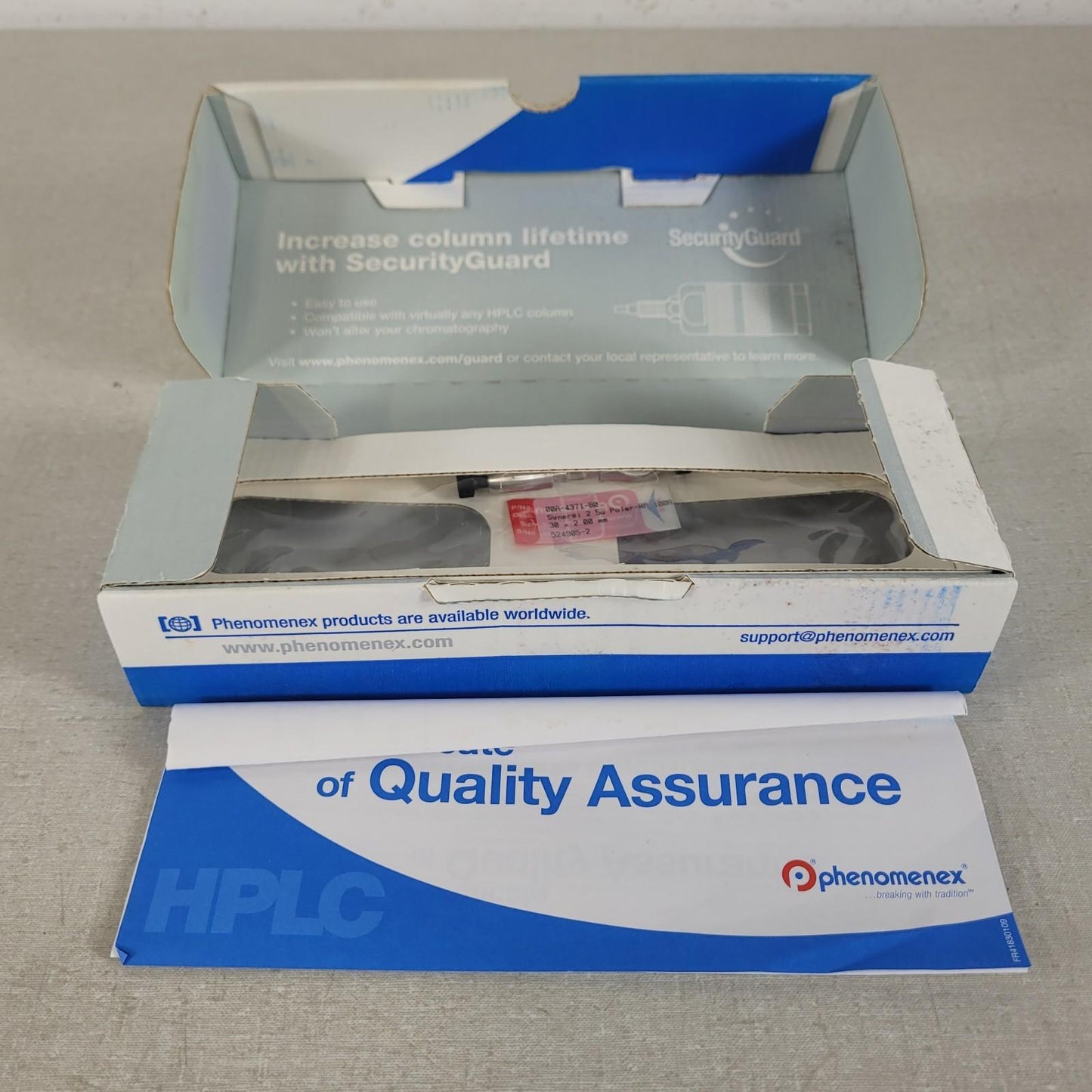 Phenomenex 00A-4371-B0 Synergi 2.5u Polar-RP 100A 30 x 2.00 mm HPLC Column