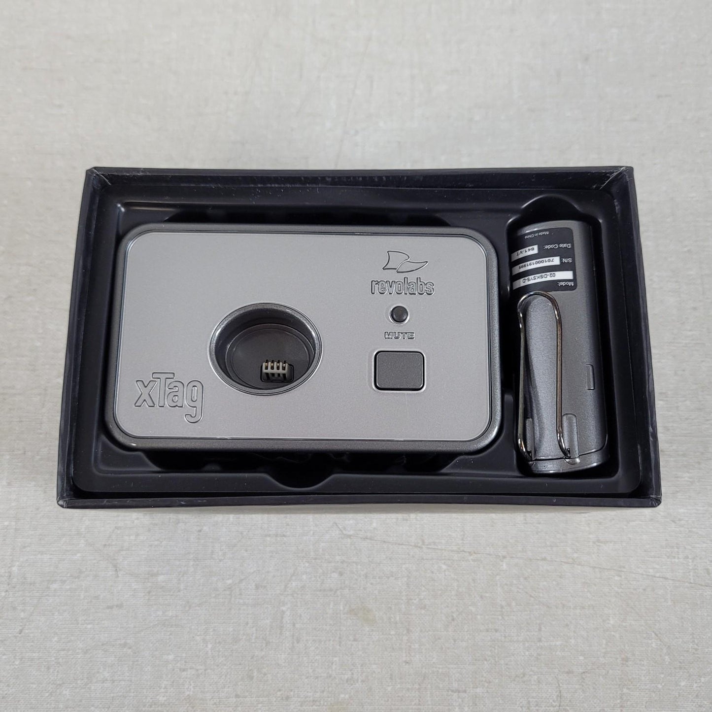 Revolabs 02-DSKSYS-D 1000332-00 XTag Wireless Microphone System w/ Earpiece