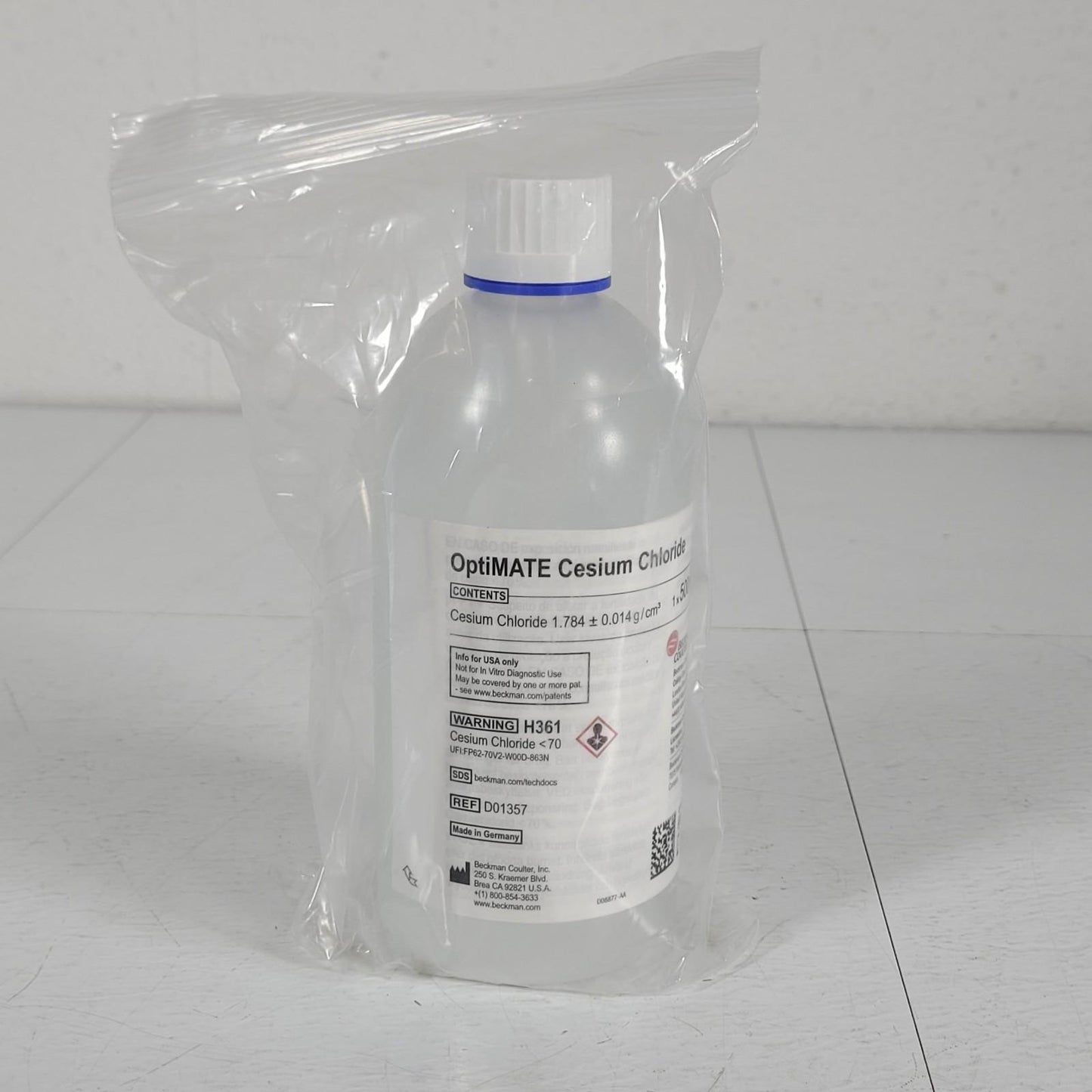 Beckman Coulter D01357 CsCl 1.784 ± 0.014 g/mL Purification 500 mL