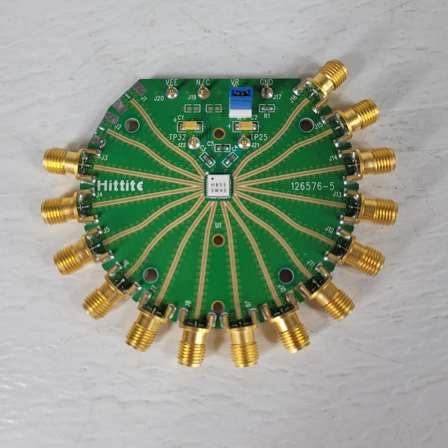 Hittite 126576-5 Multiplexer Interface Evaluation Board RF Programmable Output