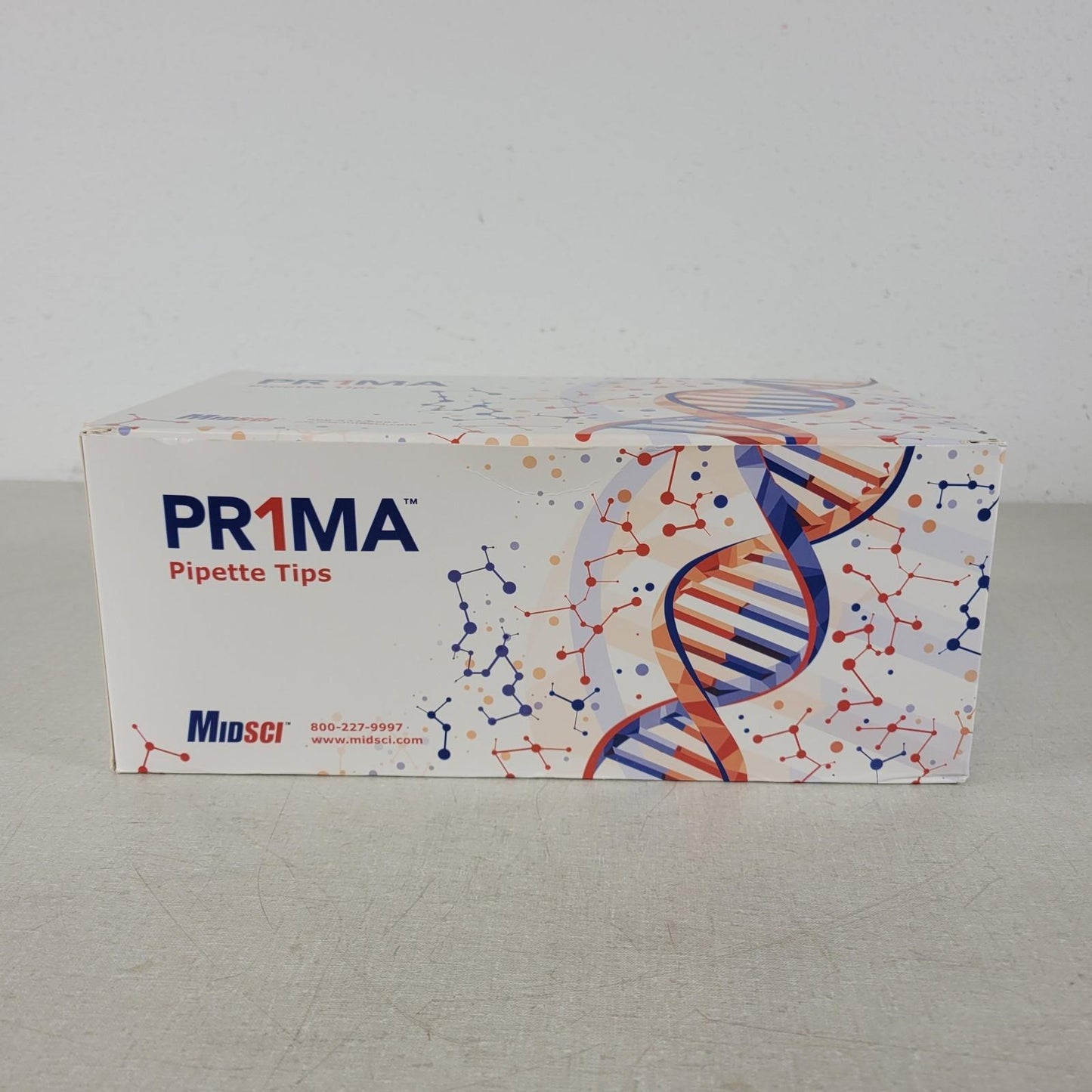 Midsci PR-300RK-S Prima 300ul Pipette Tips Racked Clear Low-Ret 10 Racks 96 Tips