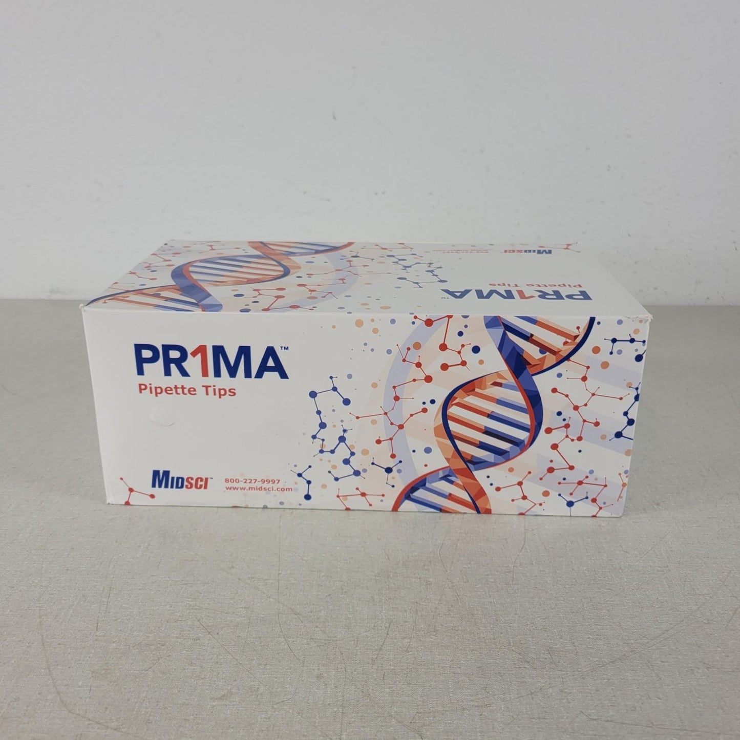Midsci PR-300RK-S Prima 300ul Pipette Tips Racked Clear Low-Ret 10 Racks 96 Tips