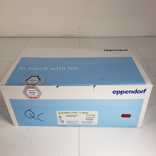 Eppendorf 0030078551 ep Dualfilter T.I.P.S. 2-200 µL 10x Racks 96 Tips PCR Clean