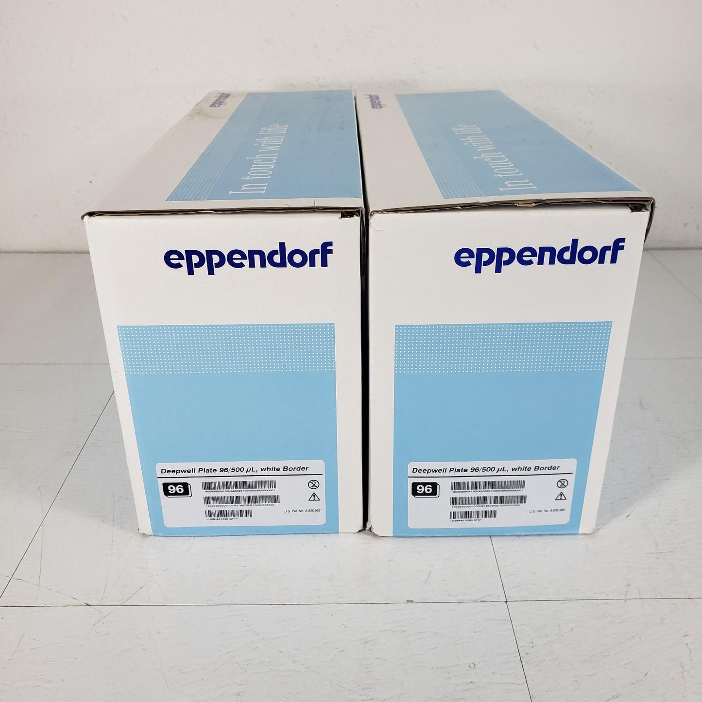 Eppendorf 951032107 Deepwell Plate 96/500 µL 64 Plates Protein LoBind PCR Clean