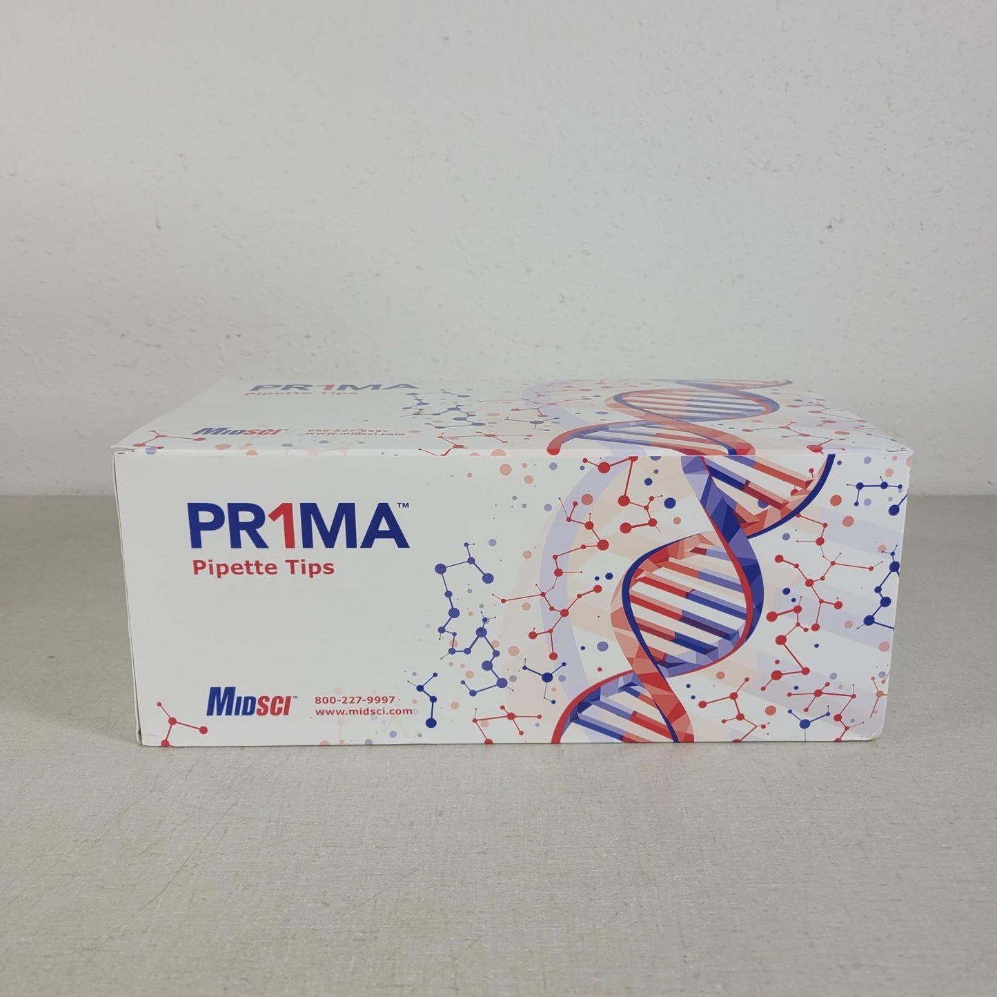 MidSci PR-200RK-S Prima 200ul Pipette Tips Racked Clear Low Retention 10 Racks