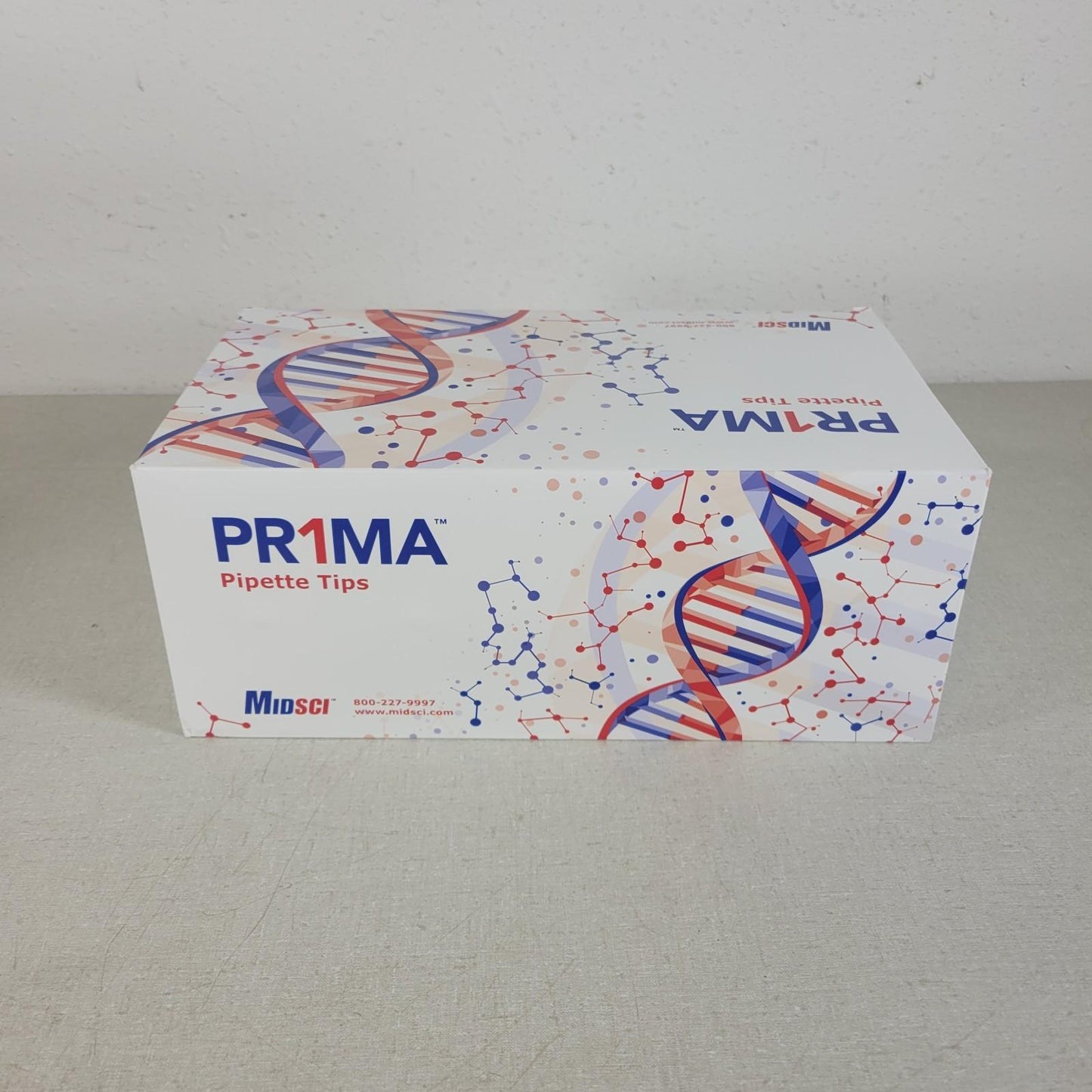 MidSci PR-200RK-S Prima 200ul Pipette Tips Racked Clear Low Retention 10 Racks