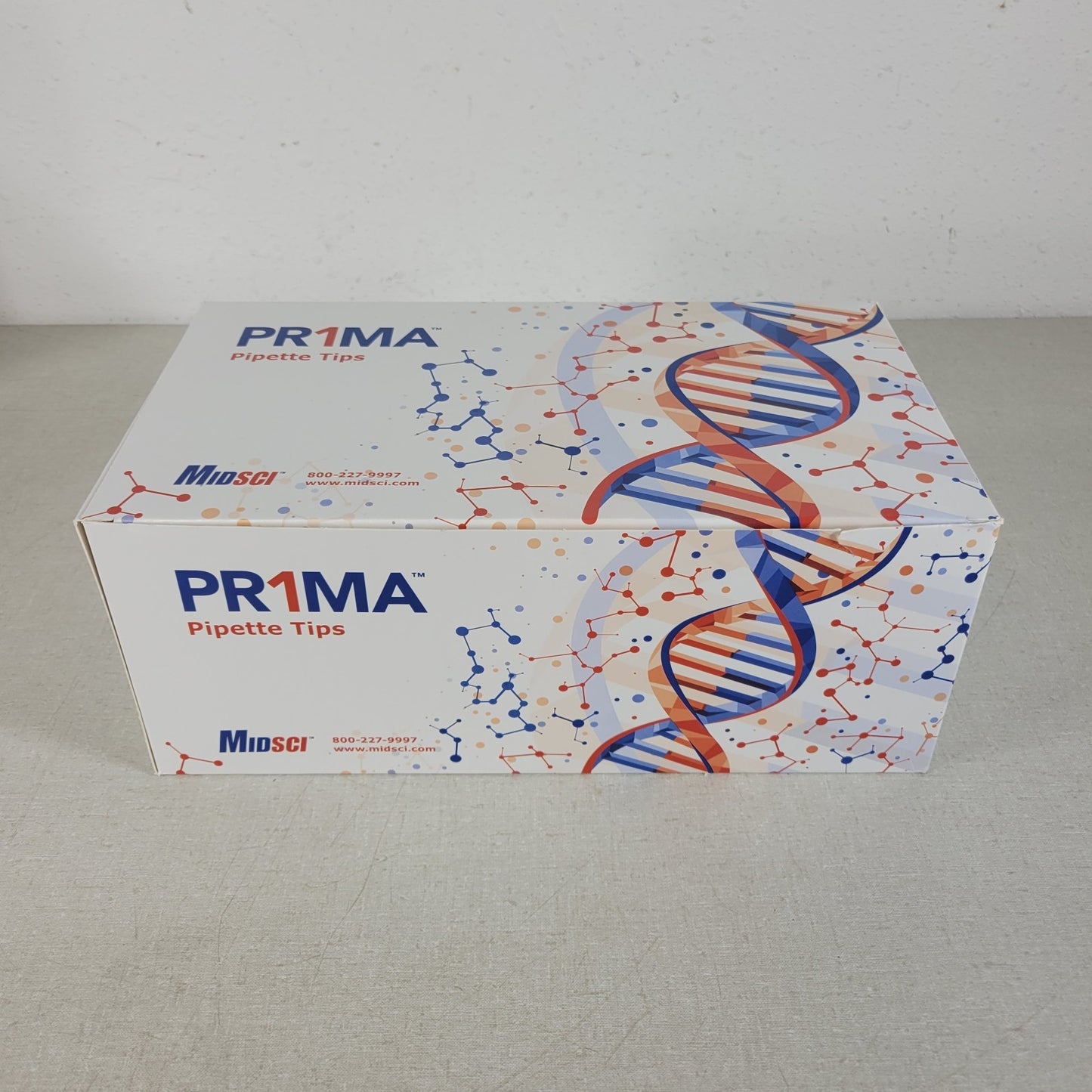 MidSci PR-300RK-FL Prima 300ul Barrier Tips Racked Clear Low Ret 10 Racks 96 Tip