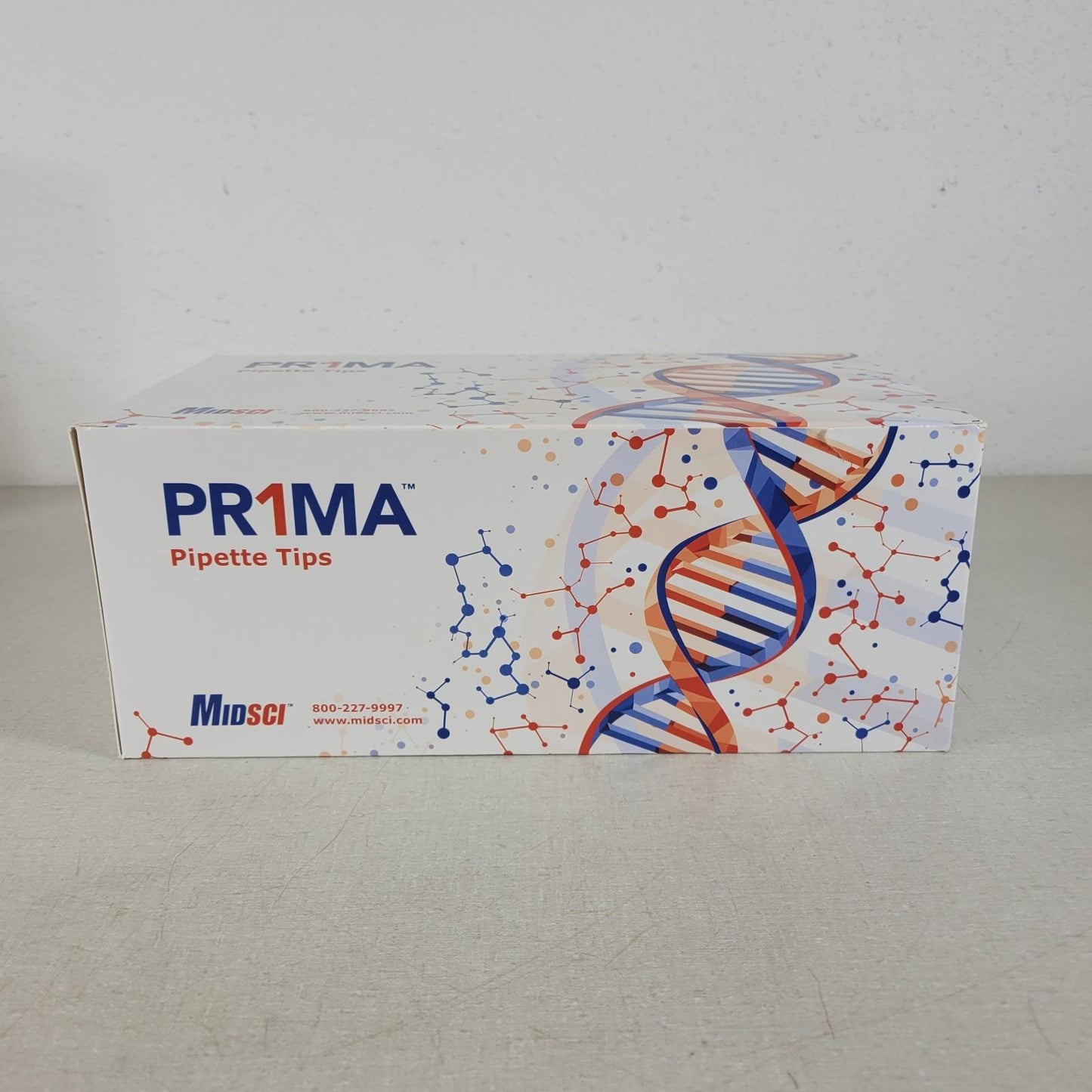 MidSci PR-300RK-FL Prima 300ul Barrier Tips Racked Clear Low Ret 10 Racks 96 Tip