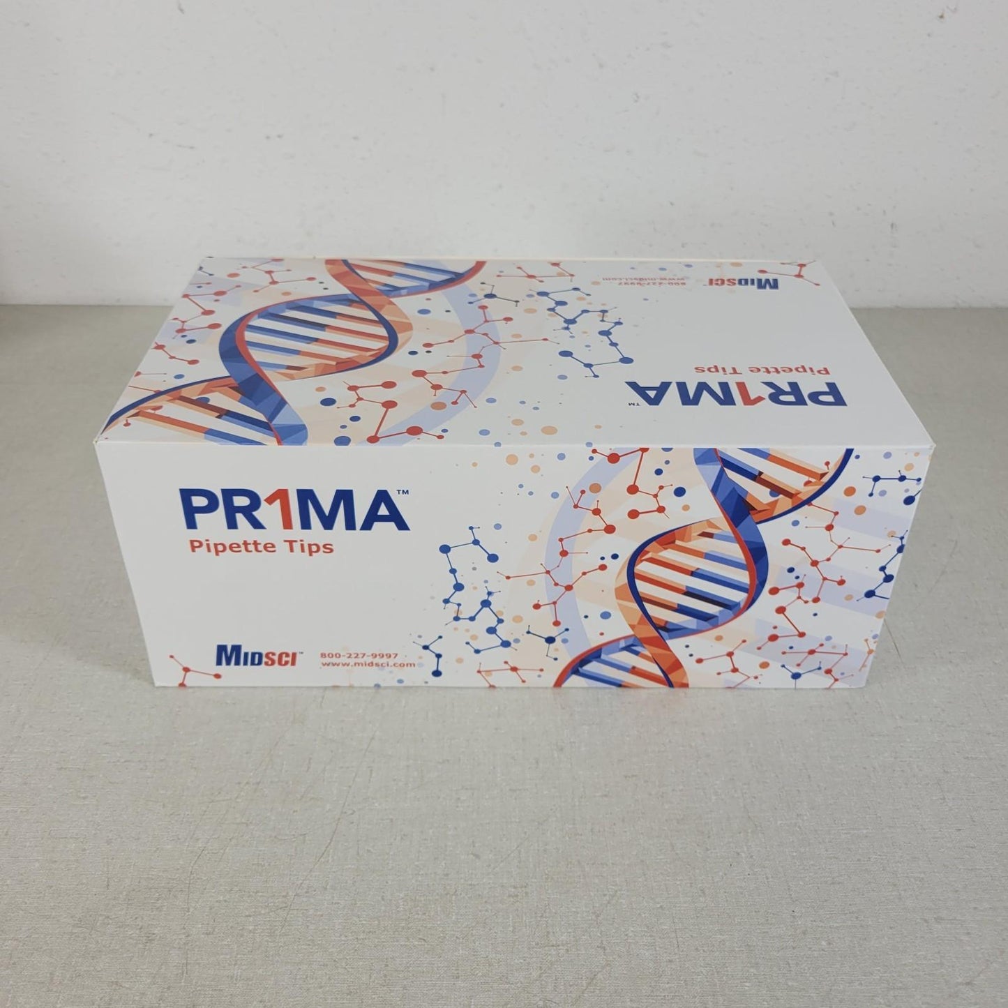 MidSci PR-300RK-FL Prima 300ul Barrier Tips Racked Clear Low Ret 10 Racks 96 Tip