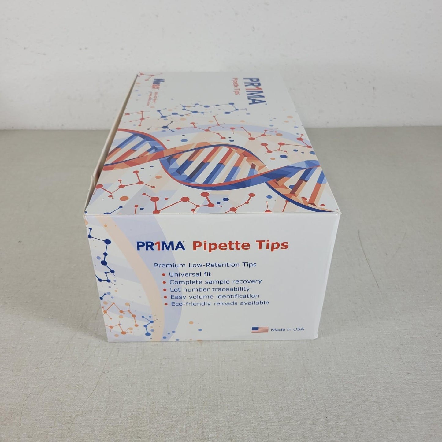MidSci PR-300RK-FL Prima 300ul Barrier Tips Racked Clear Low Ret 10 Racks 96 Tip