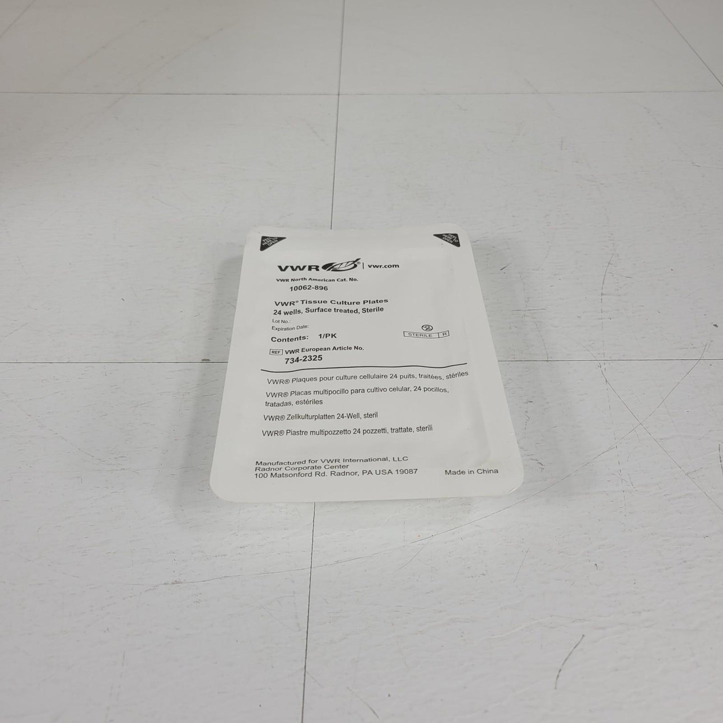 50-Pack Avantor 10062-896 VWR Tissue Culture Plates 24 Well Surface Treated Case