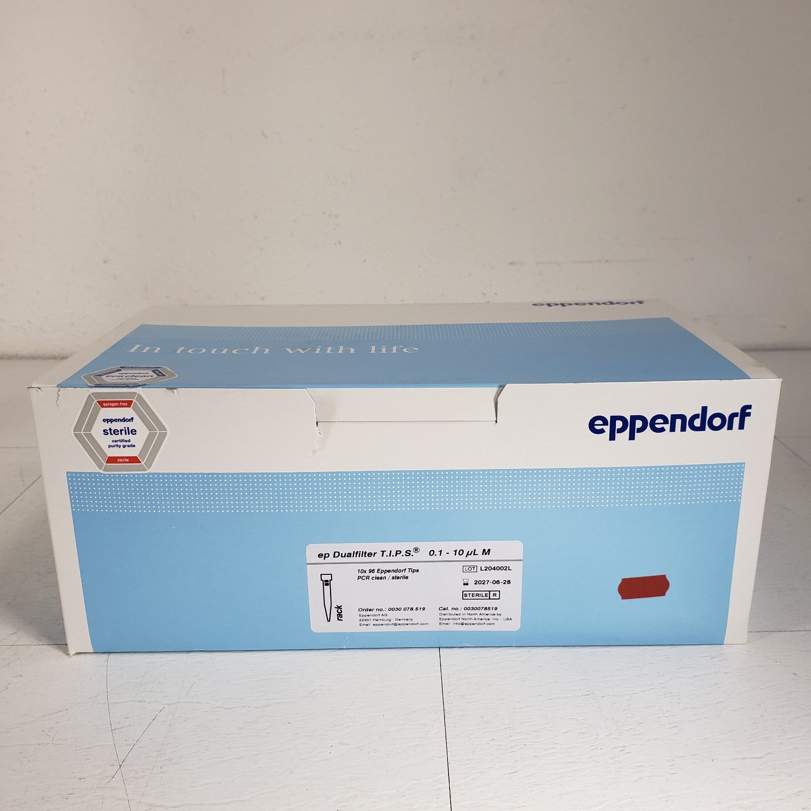 Eppendorf 0030078519 ep Dualfilter T.I.P.S. 0.1-10µL M 96 Tips PCR Cle ...