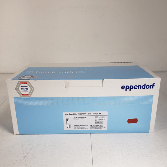 Eppendorf 0030078519 ep Dualfilter T.I.P.S. 0.1-10µL M 96 Tips PCR Clean 10 Rack