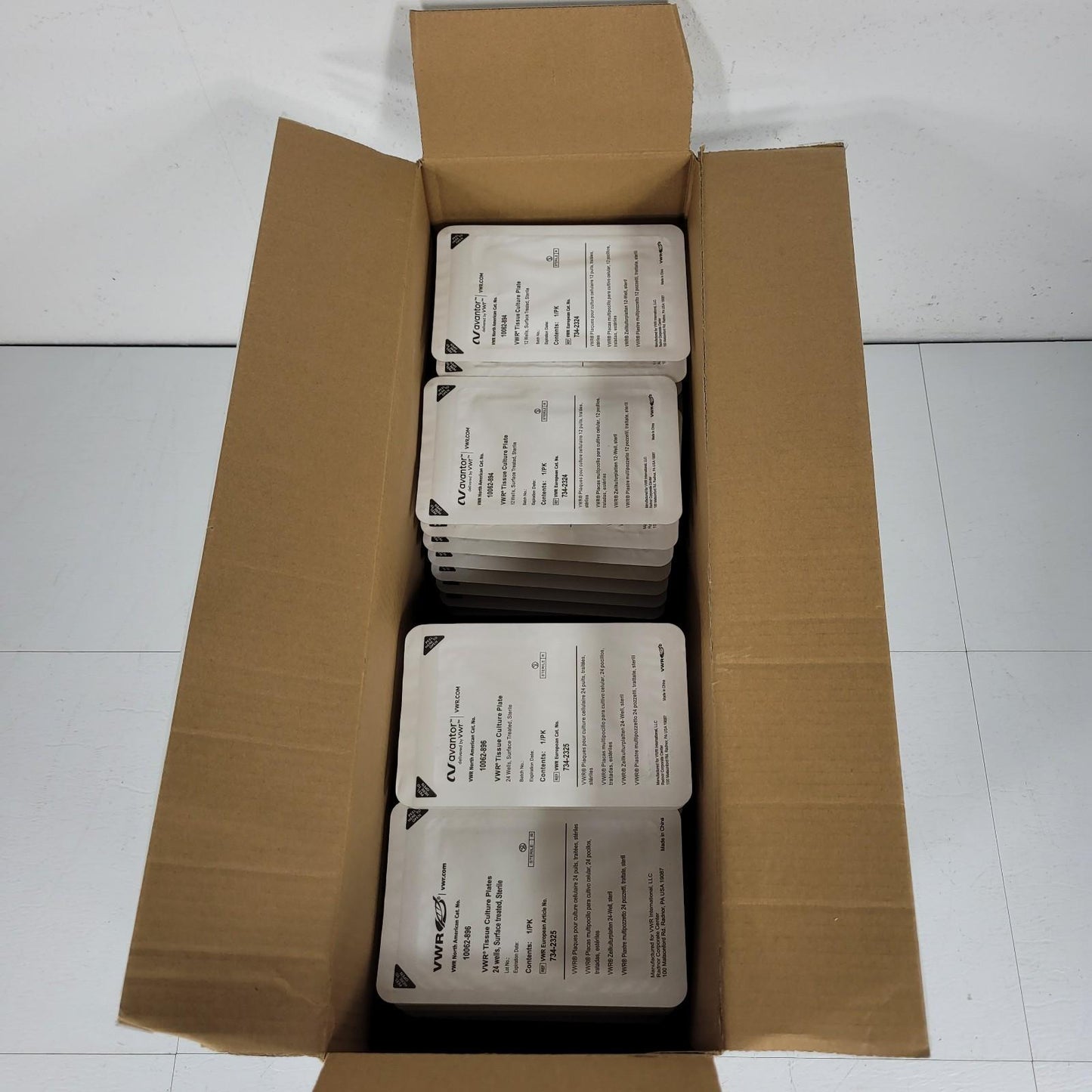 *Lot of 15, 24 and 12 Well* Avantor 10062-896 10062-894 Tissue Culture Plates