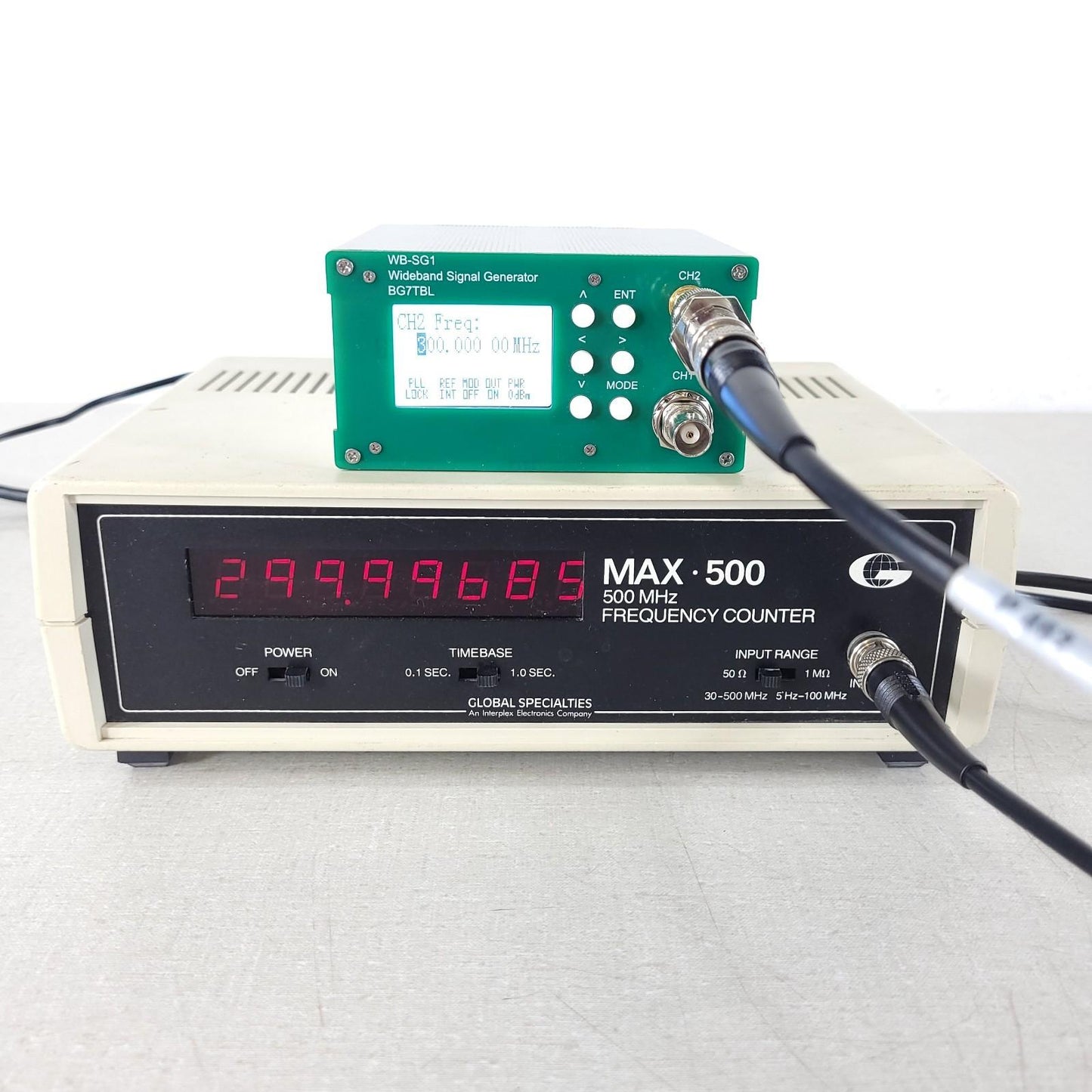 Global Specialties E&L Instruments MAX 500 Frequency Counter 5Hz To 500MHz