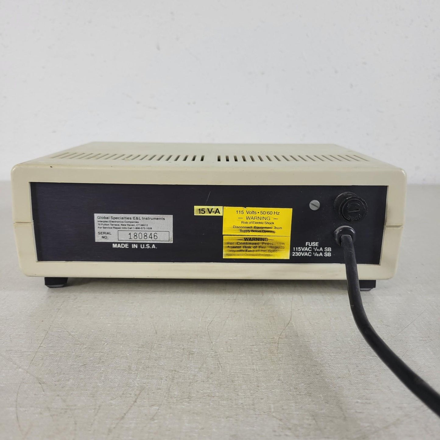 Global Specialties E&L Instruments MAX 500 Frequency Counter 5Hz To 500MHz