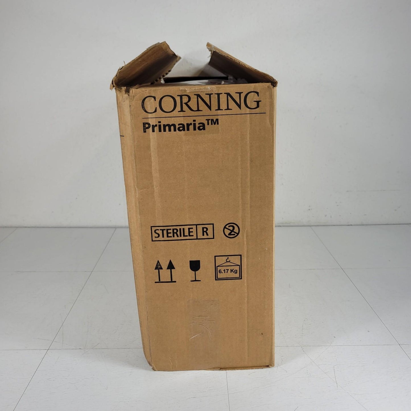 Corning 353810 Primaria Tissue Culture Flask 250mL 75cm² Straight Neck Blue Cap