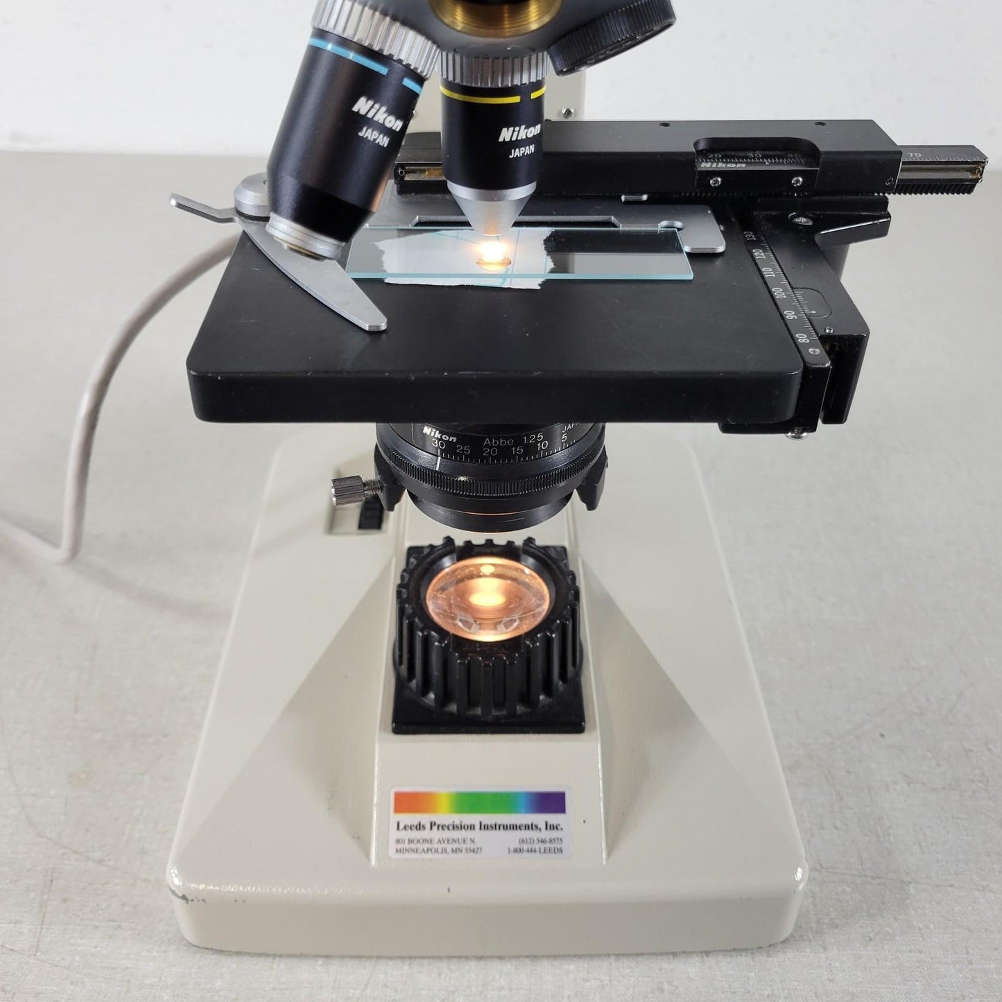 Nikon 136146 Alphaphot YS Microscope w/ E10 0.25 160/- and E40 0.65 160/0.17