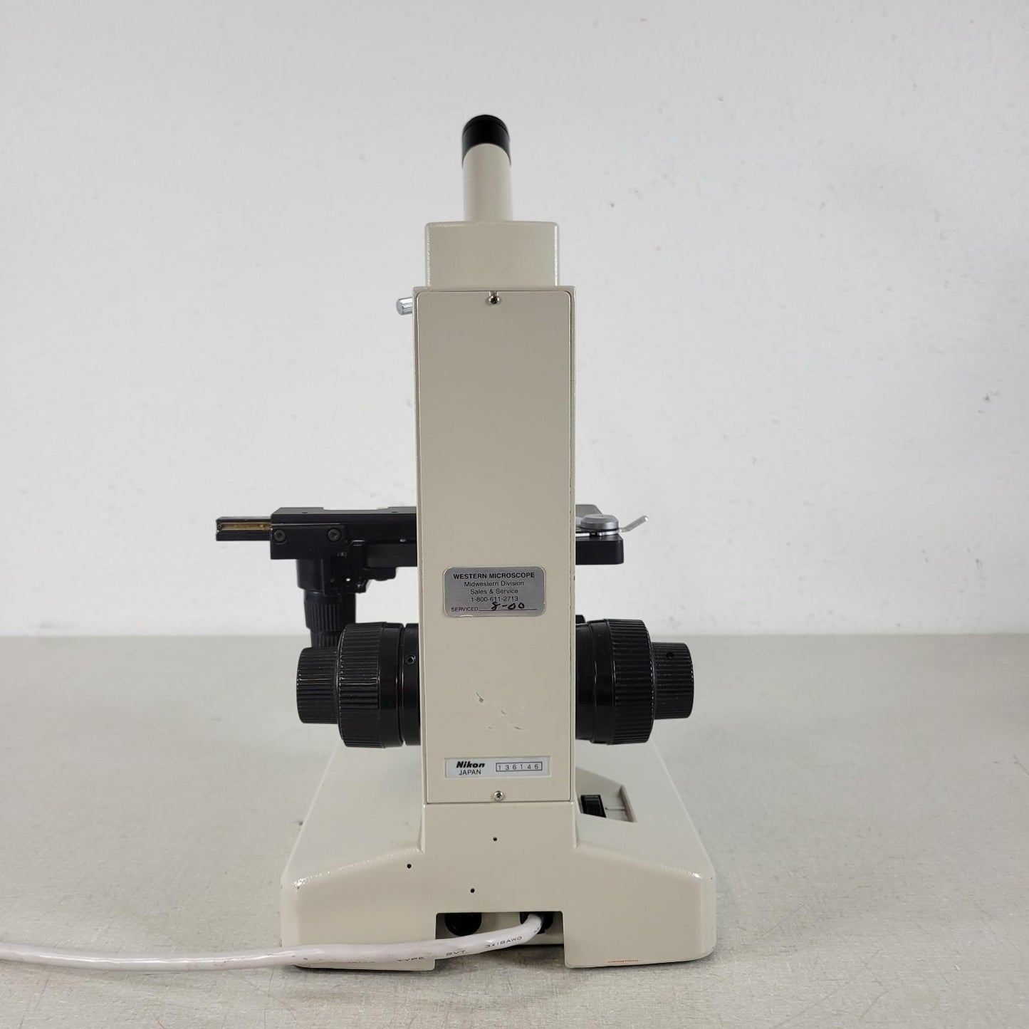 Nikon 136146 Alphaphot YS Microscope w/ E10 0.25 160/- and E40 0.65 160/0.17