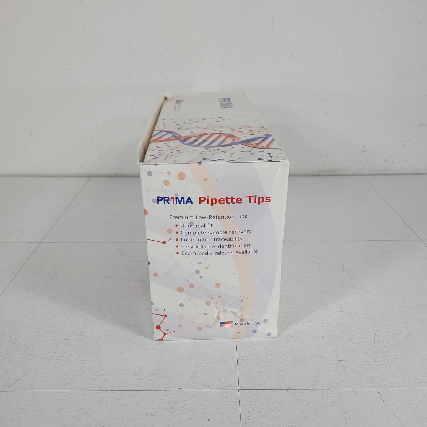 MidSci PR-1000RK-S Prima 1000uL Pipette Tips Racked Natural Low Retention PR1MA
