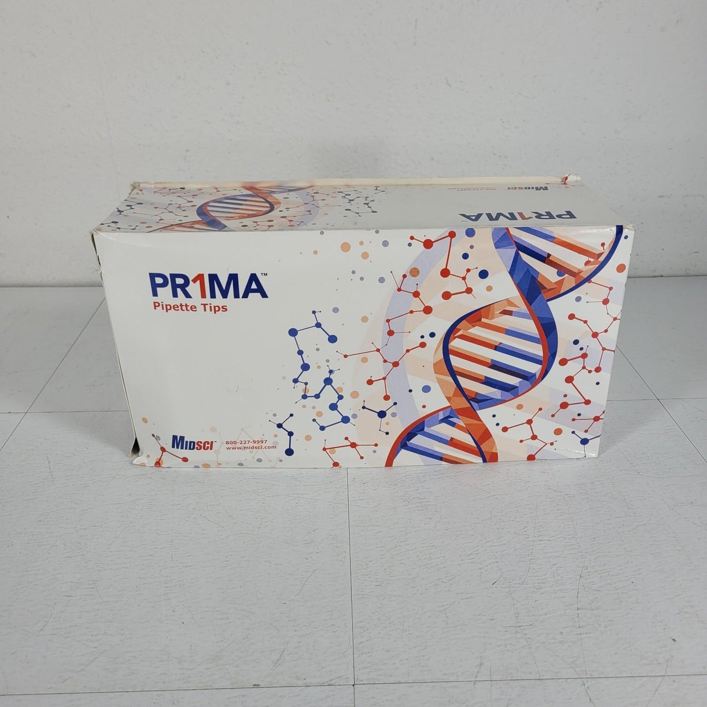MidSci PR-1000RK-FL Prima 1000uL Barrier Tips Racked Natural Low Retention PR1MA