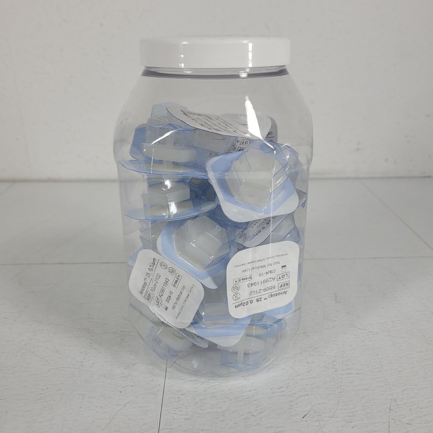 Lot of 34 Cytiva 6809-2102 Whatman Anotop Inorganic Membrane Filter Dia 25mm