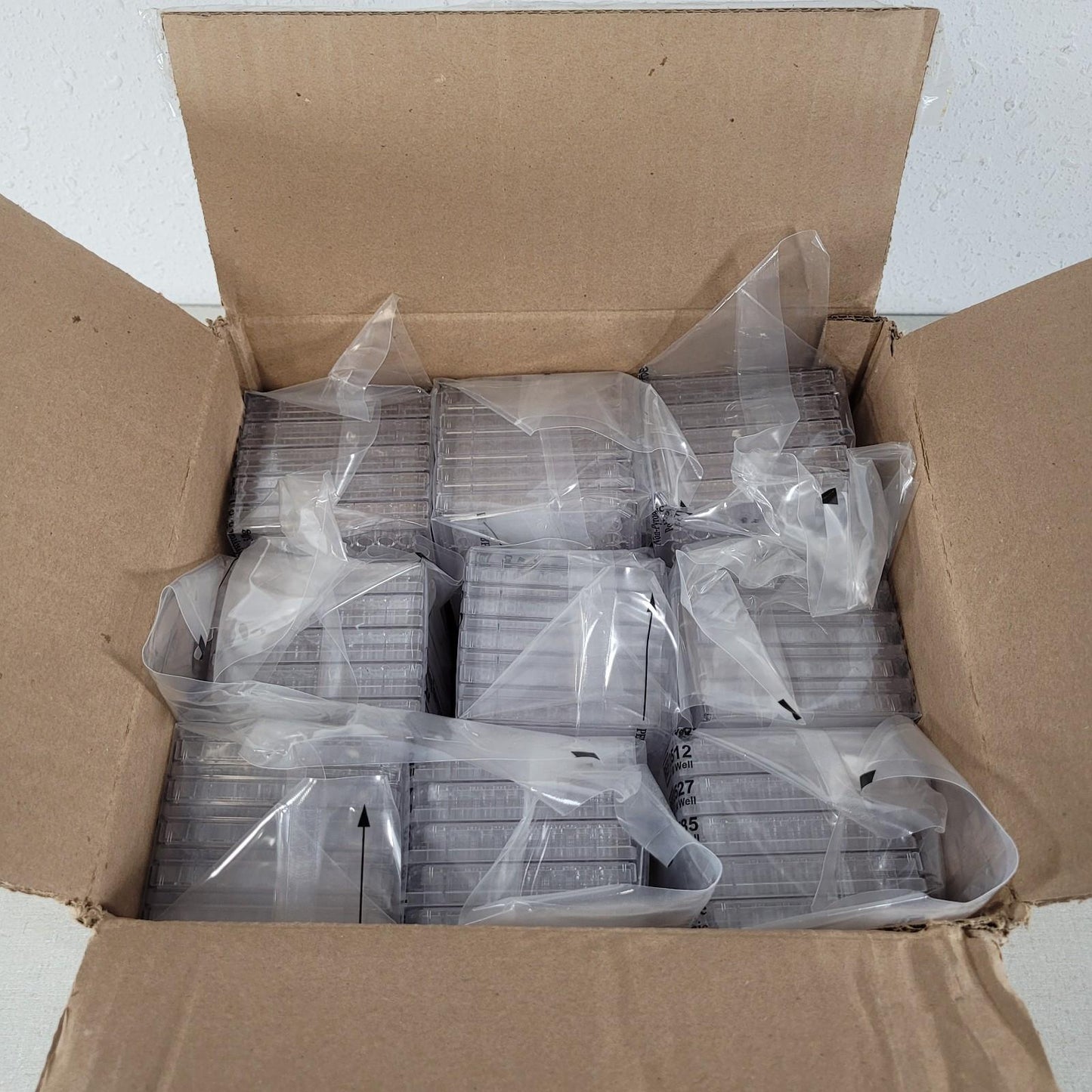 45/ct Corning 3585 Costar 96 Well Cell Culture Cluster Flat Bottom Low Evap Lid