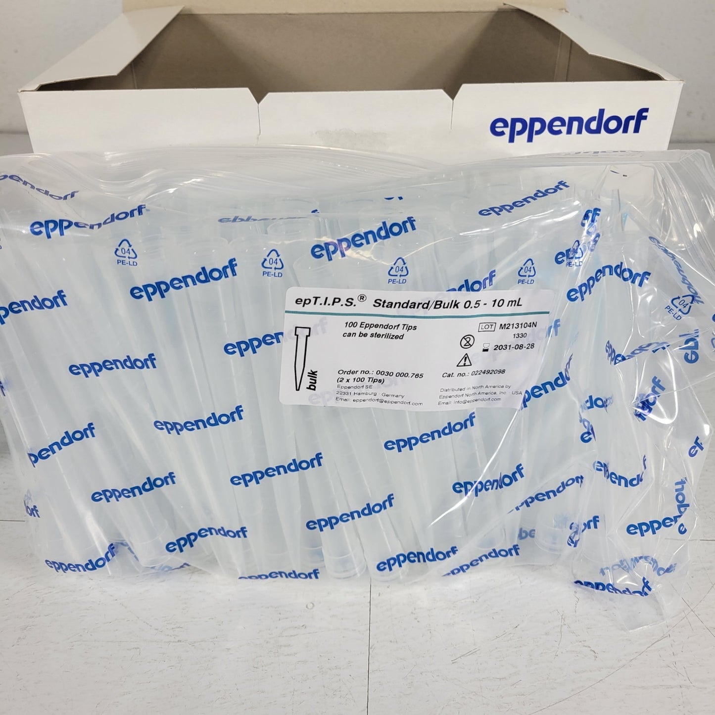 Eppendorf 022492098 epT.I.P.S 0.5 - 10 mL Pipette Tips 115 Count