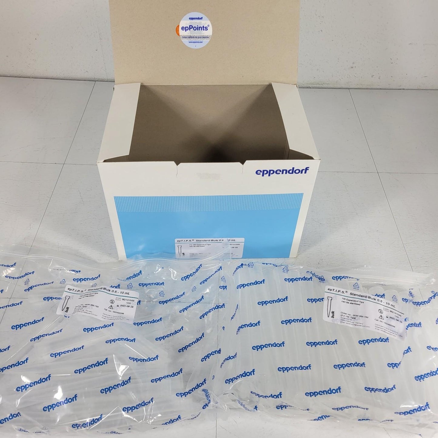 Eppendorf 022492098 epT.I.P.S 0.5 - 10 mL Pipette Tips 115 Count